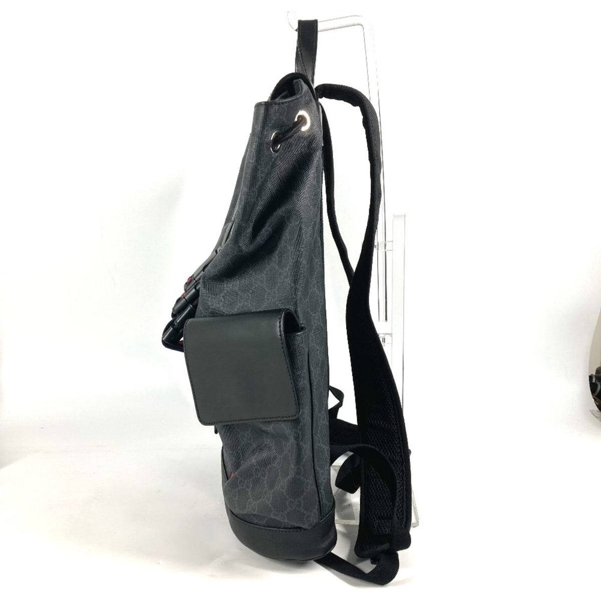 Gucci Black Gg Supreme Backpack (Pre-Owned)