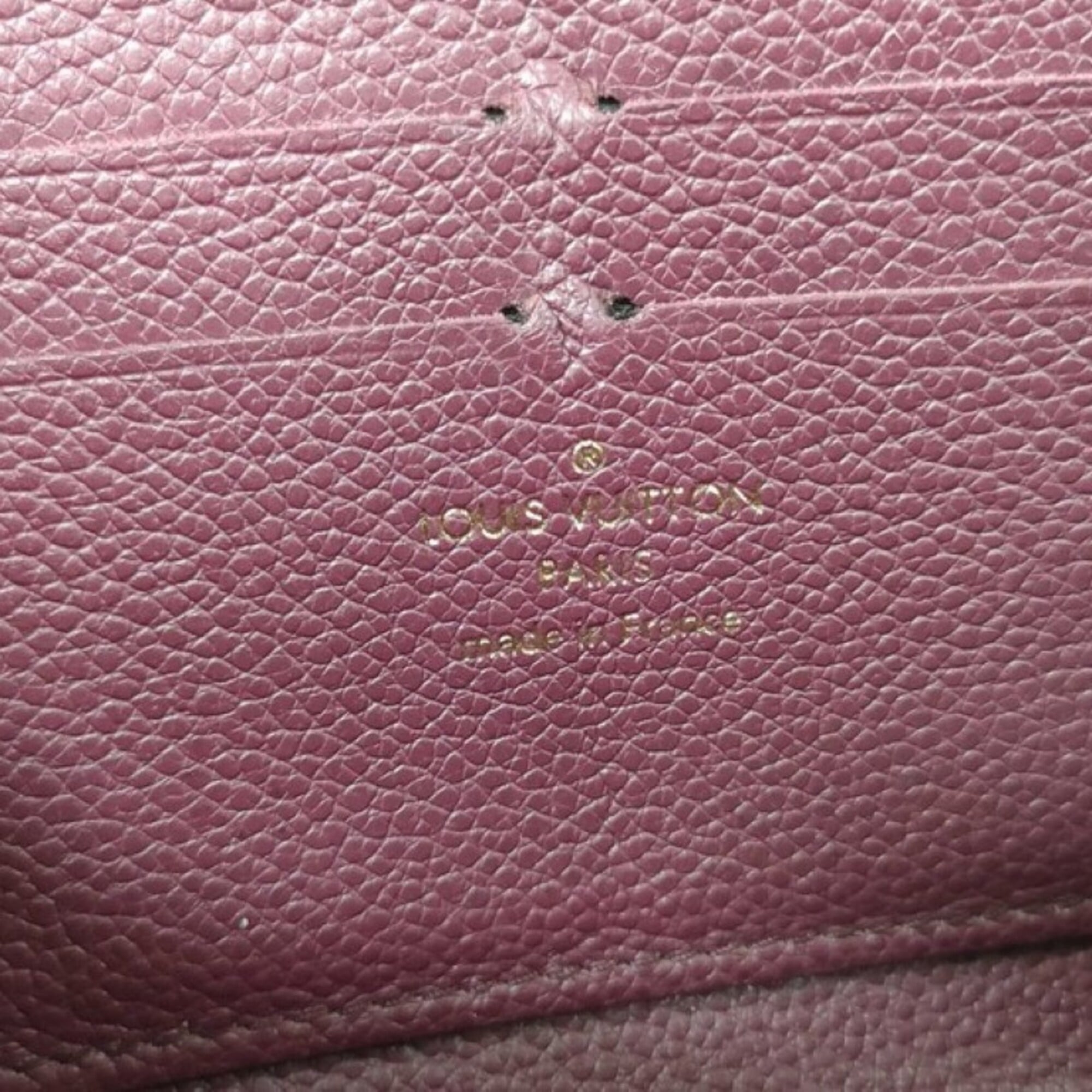 Louis Vuitton Monogram Empreinte Purple Raisin Monogram Empreinte Long Wallet (Bi-Fold) (Pre-Owned)