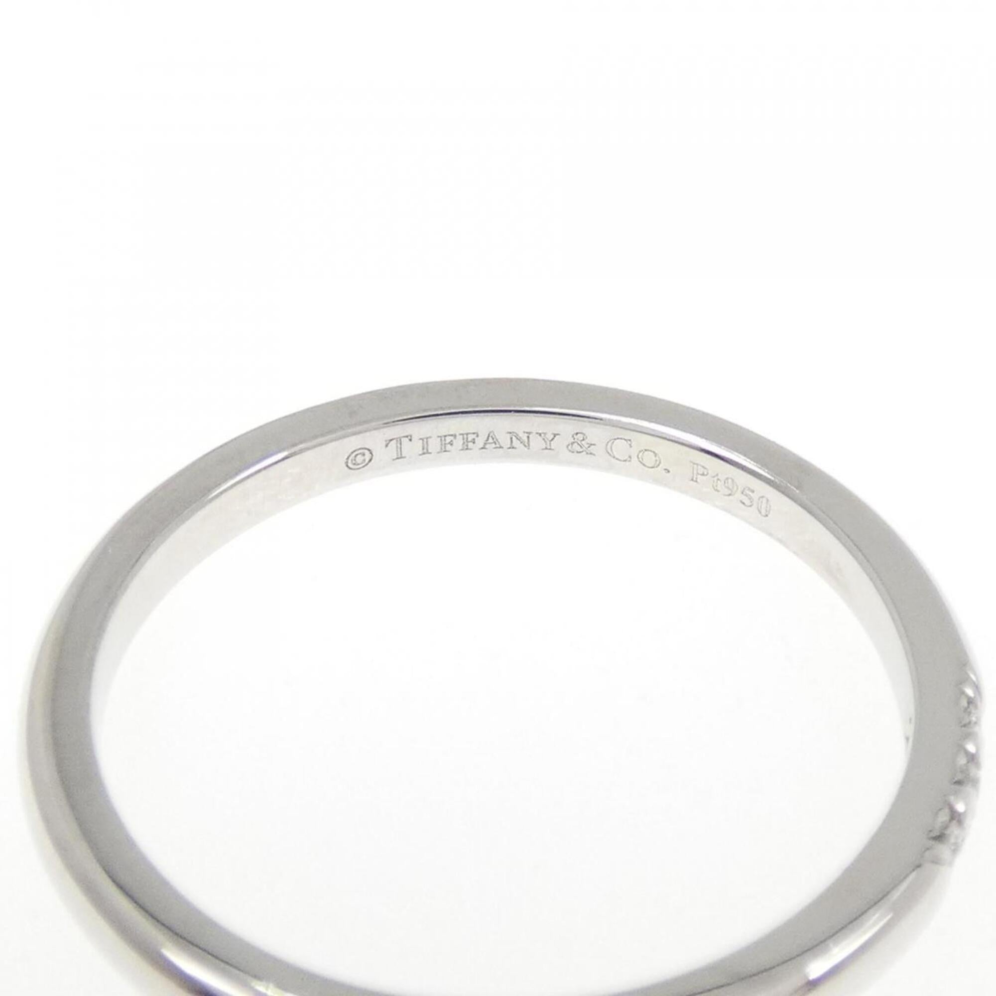 Tiffany Platinum Platinum 950 Band Ring (Pre-Owned)