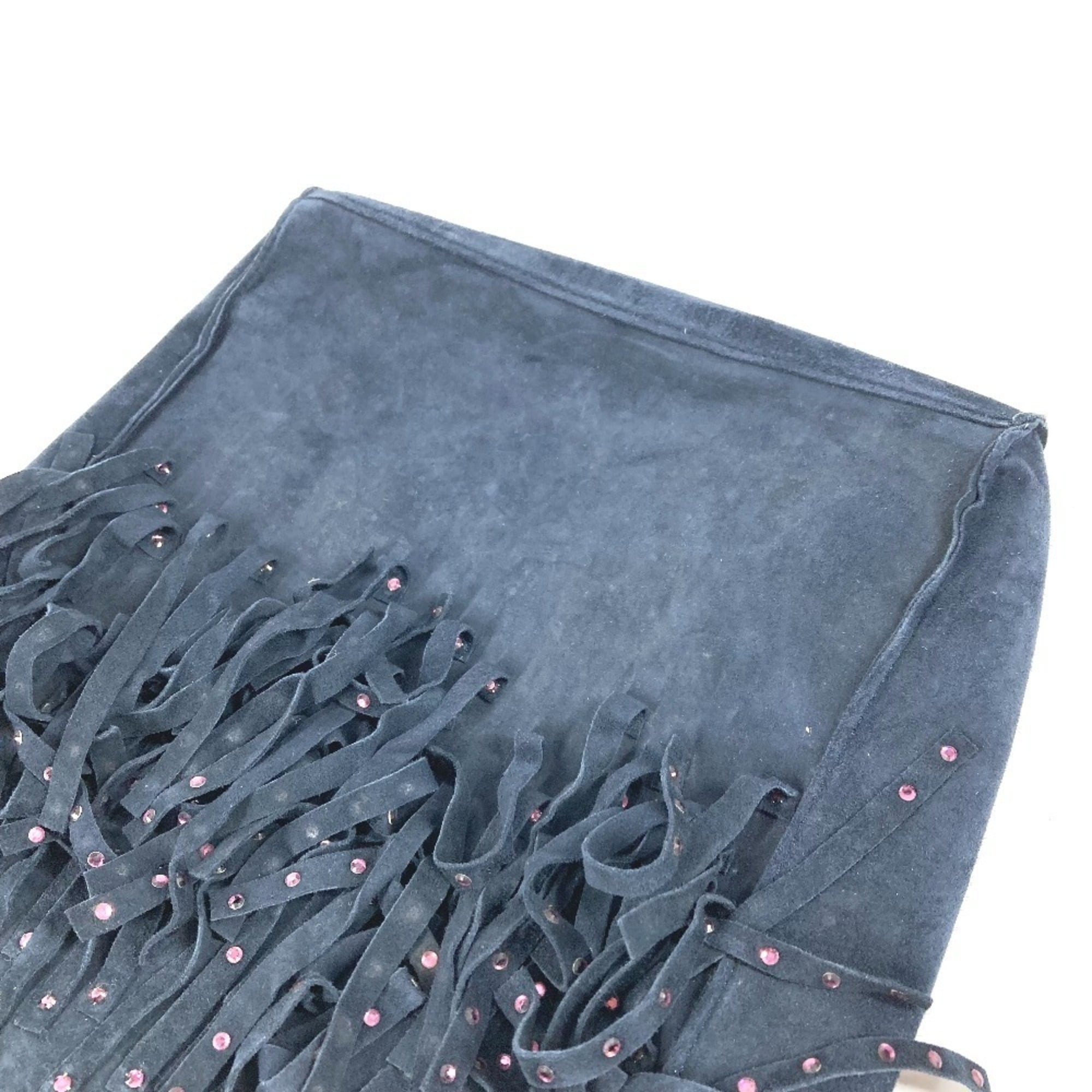 Chanel Navy Pink Rhinestone Handbag Tote Bag (Pre-Owned)