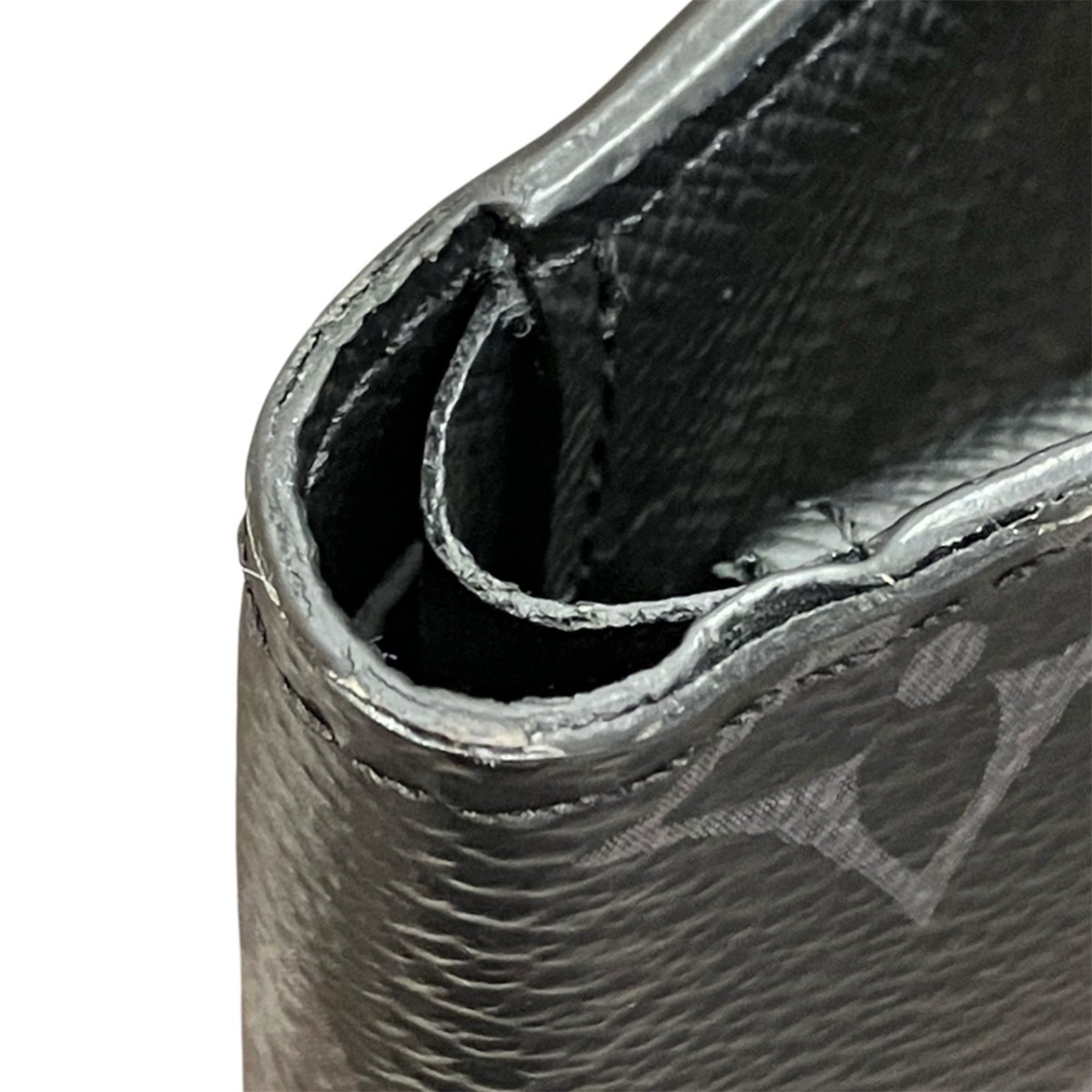 Louis Vuitton Black Monogram Eclipse Wallet (Bi-Fold) (Pre-Owned)