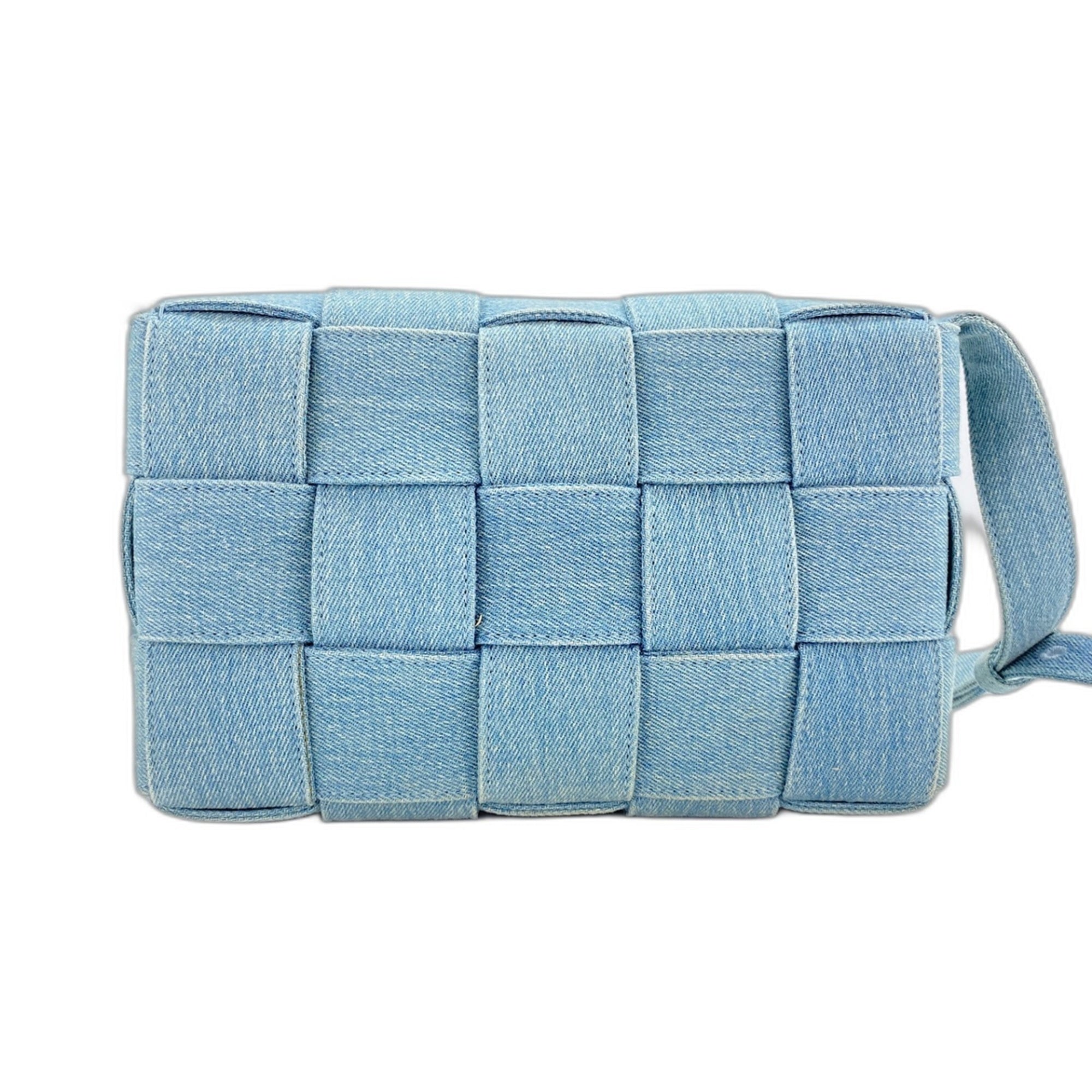 Bottega Veneta Blue Shoulder Bag (Pre-Owned)