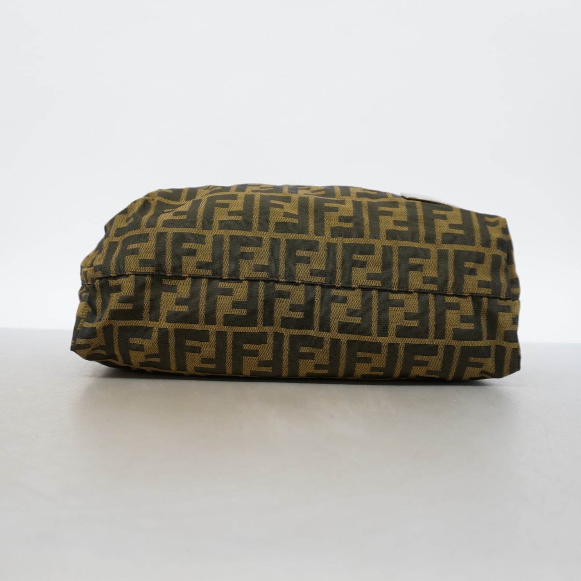 Fendi Brown Nylon Canvas Tote Bag (Pre-Owned)