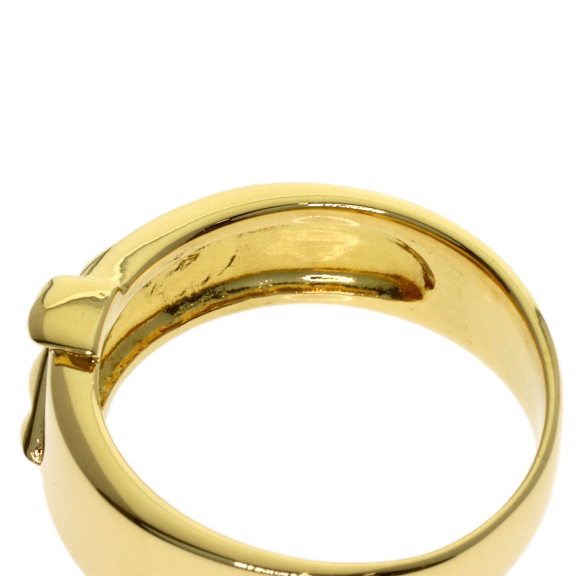 Yves Saint Laurent Yellow Gold (18K) Band Ring (Pre-Owned)