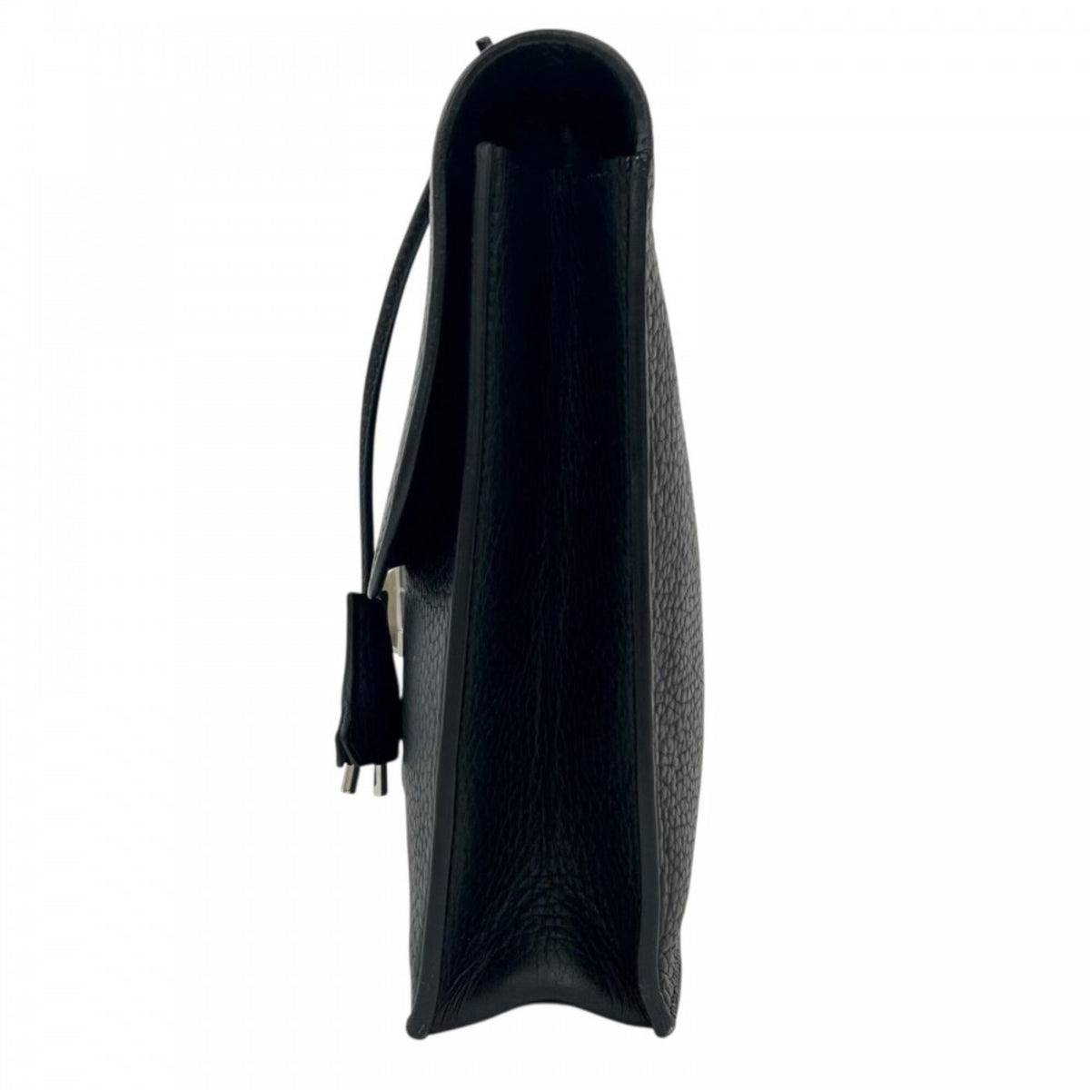 Hermes Black Leather Handbag (Pre-Owned)