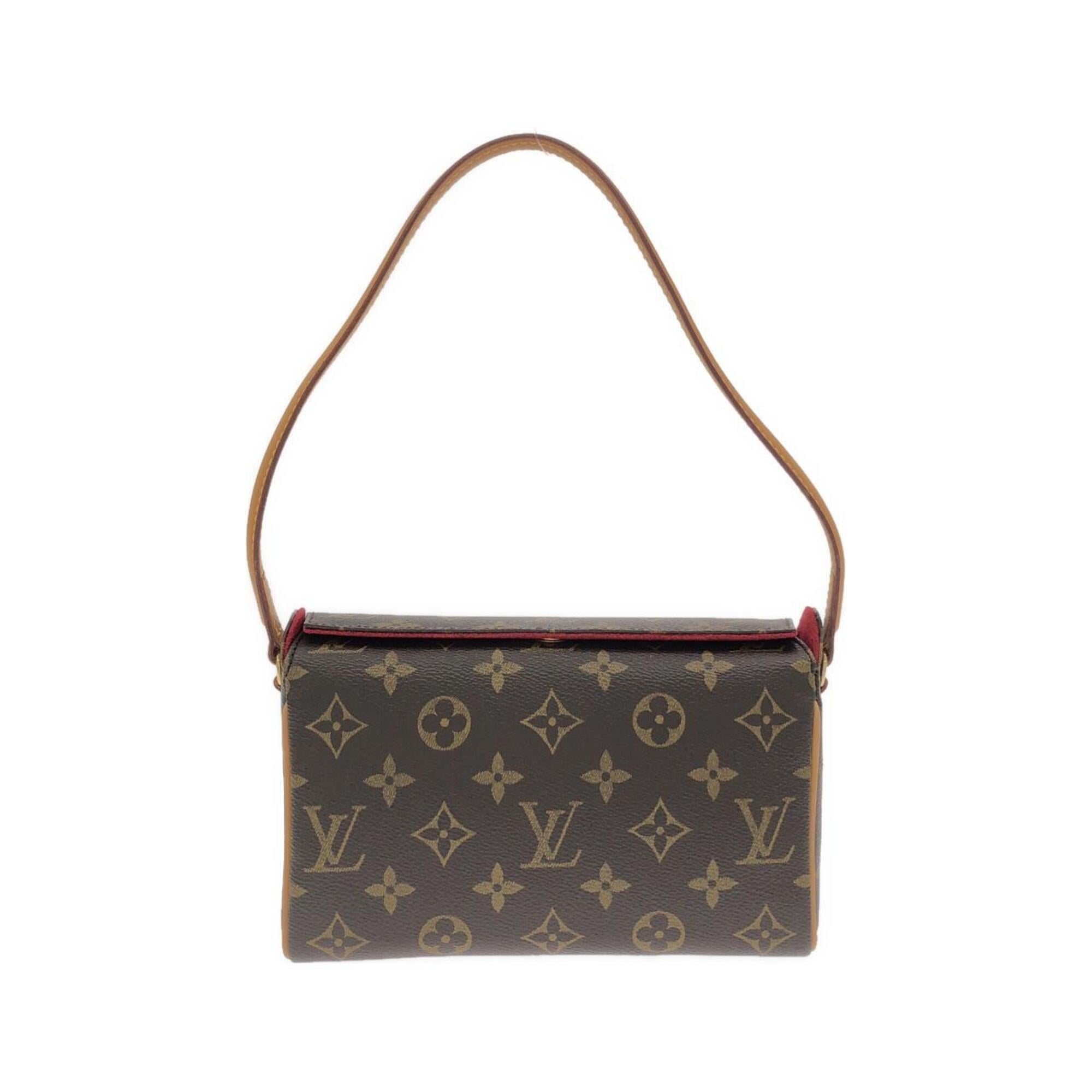 Louis Vuitton Brown Coated Canvas Handbag (Pre-Owned)
