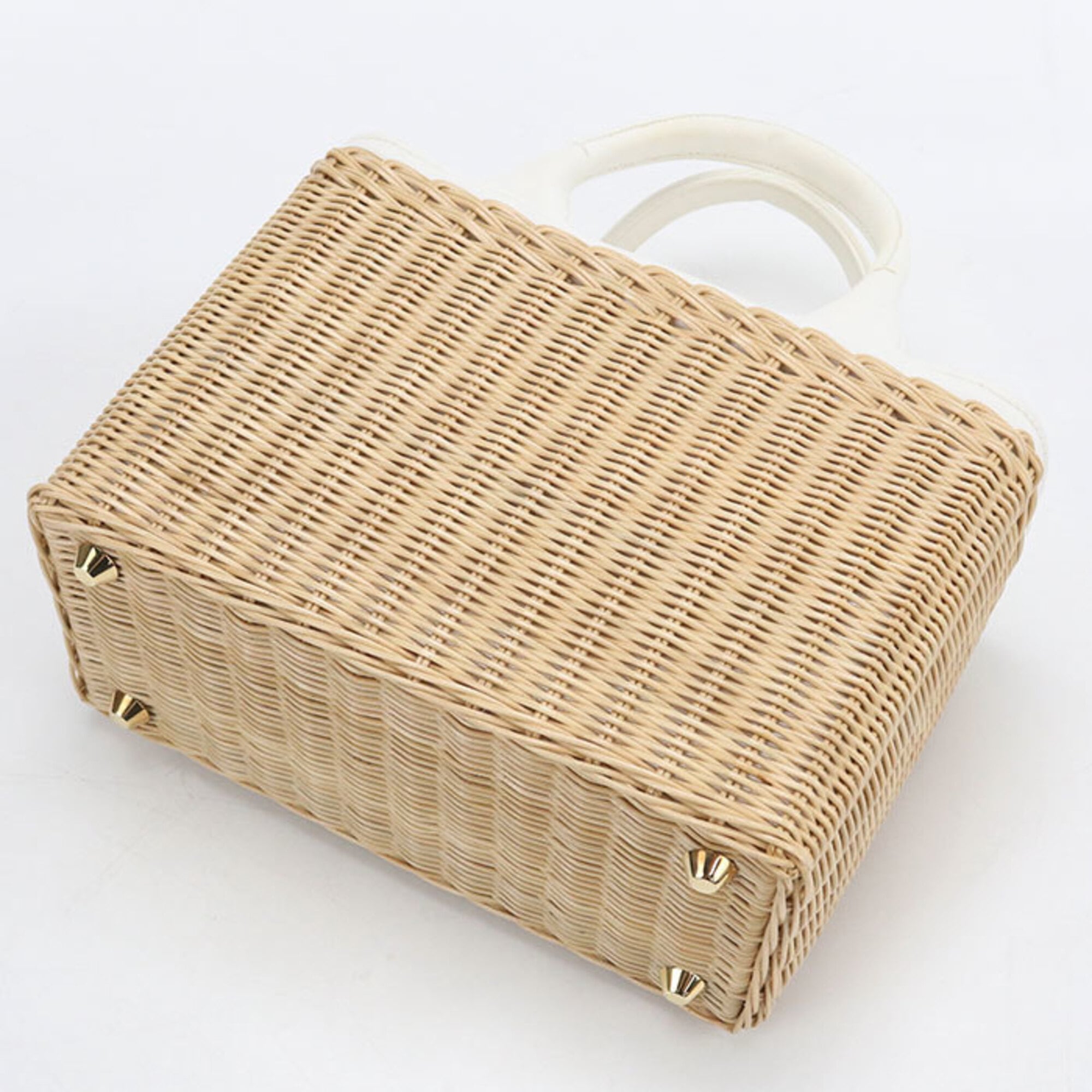 Prada Beige Cotton Canvas Tote Bag (Pre-Owned)