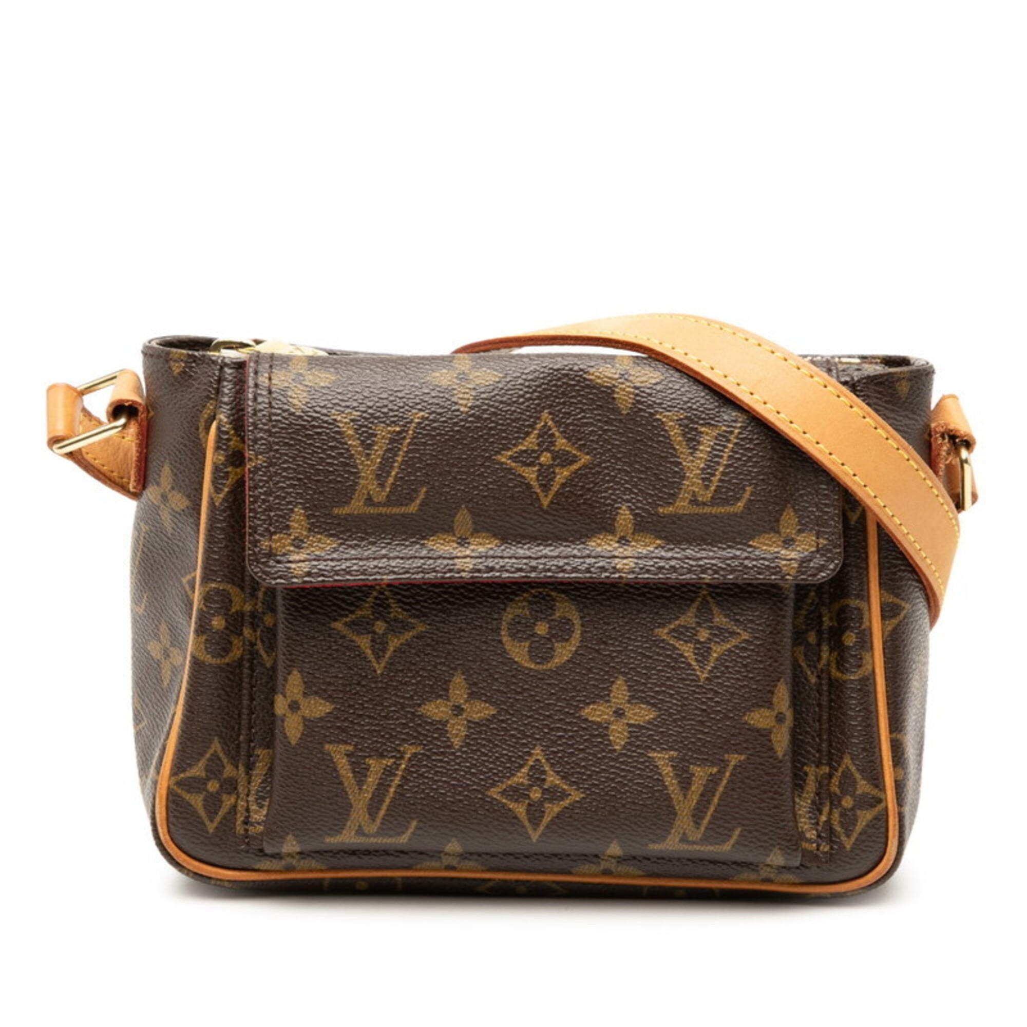 Louis Vuitton Brown Pvc Leather Shoulder Bag (Pre-Owned)