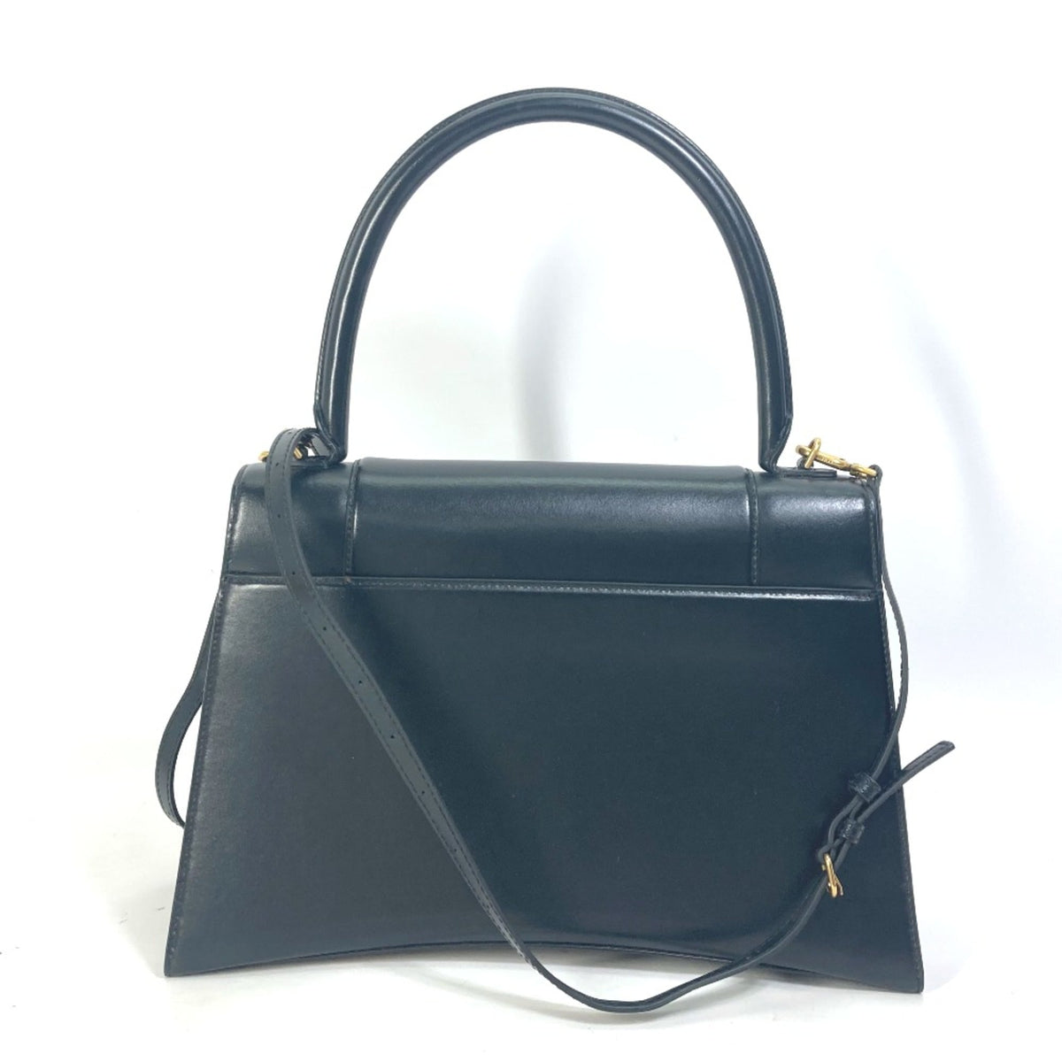 Balenciaga Black Leather Handbag (Pre-Owned)