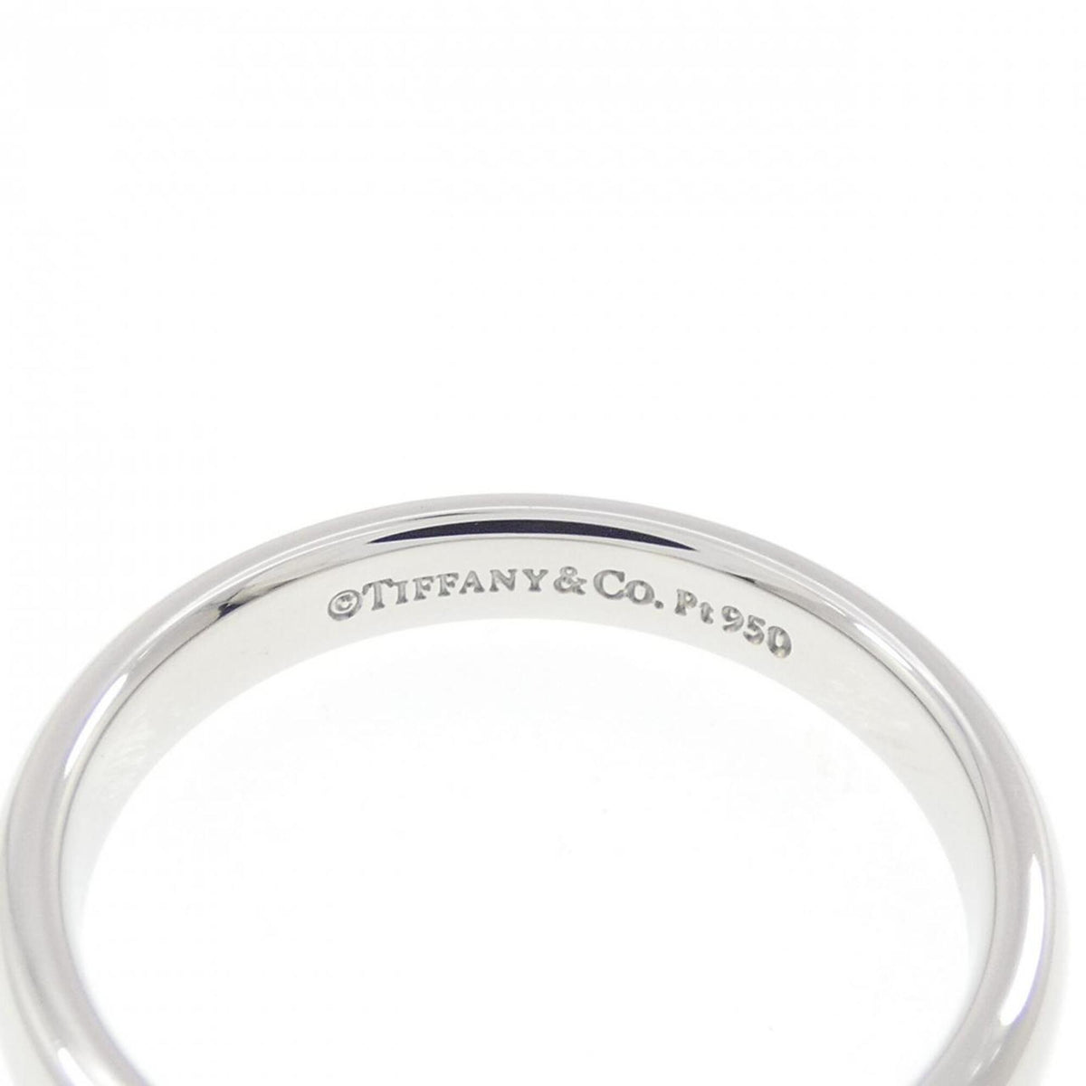 Tiffany Platinum 950 Band Ring (Pre-Owned)