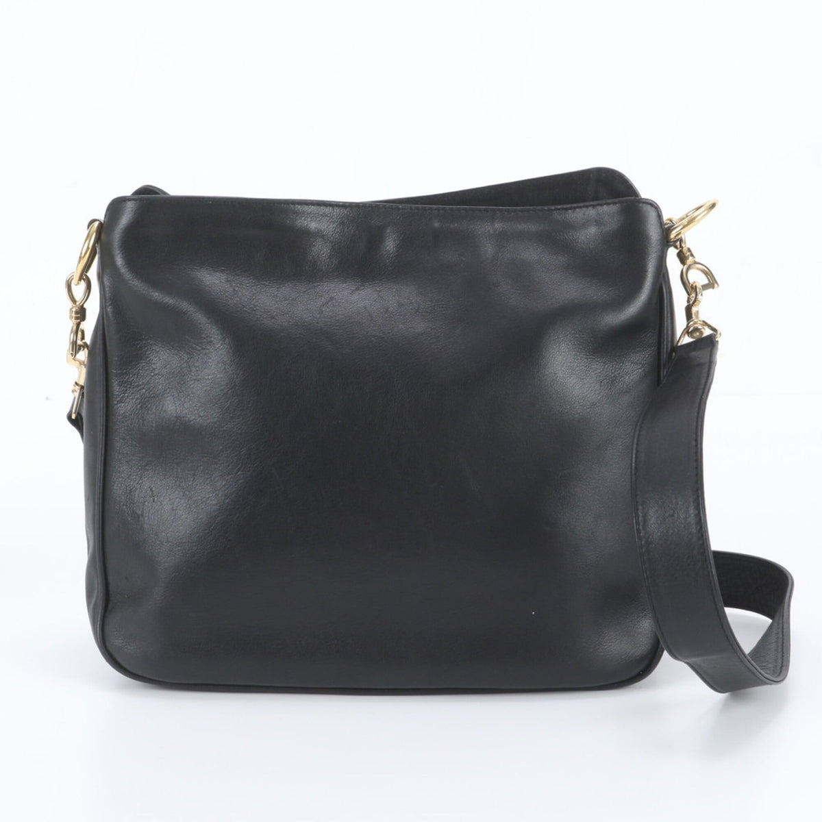Gucci Black Leather Crossbody Bag Shoulder Bag (Pre-Owned)
