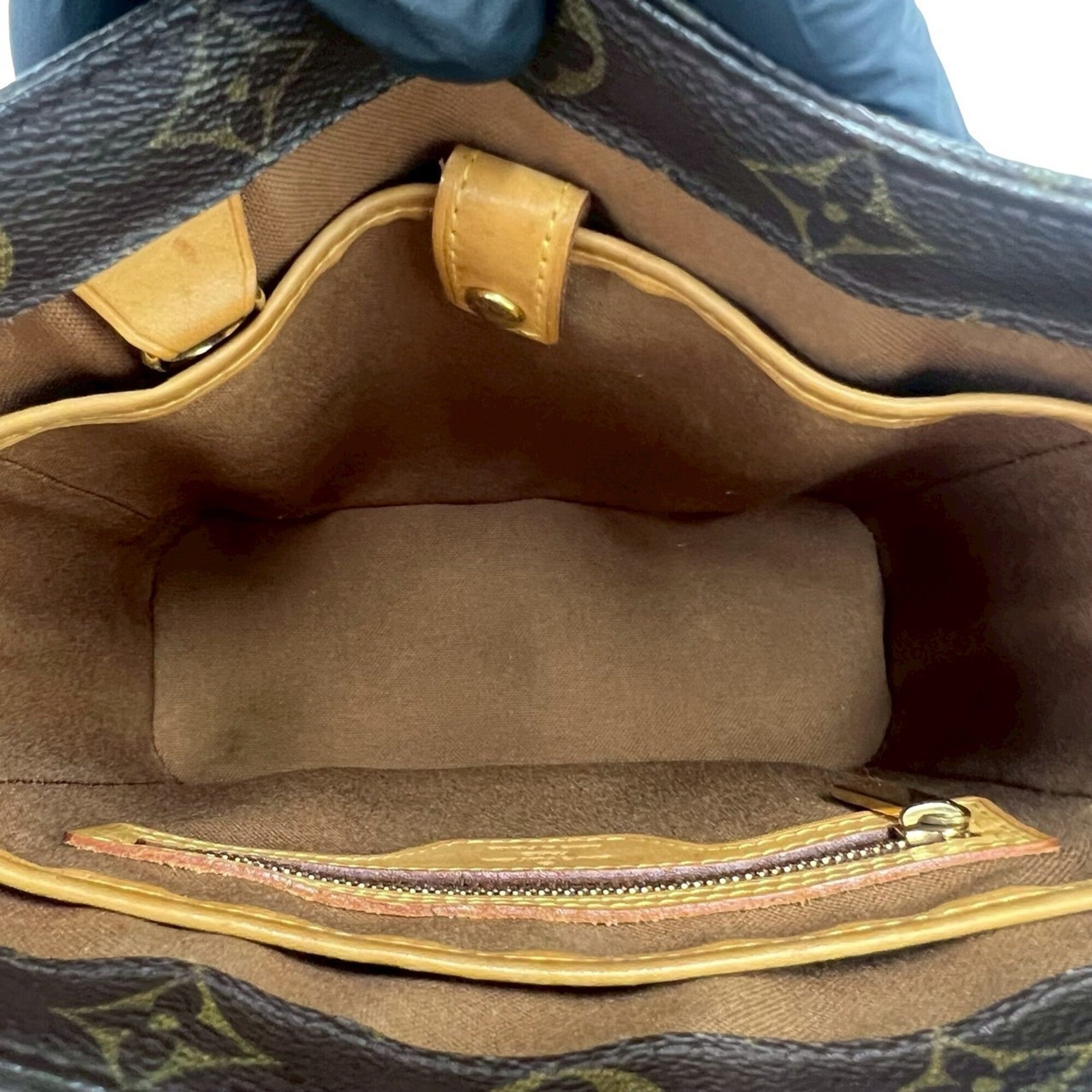 Louis Vuitton Brown Leather Pvc Handbag Tote Bag (Pre-Owned)