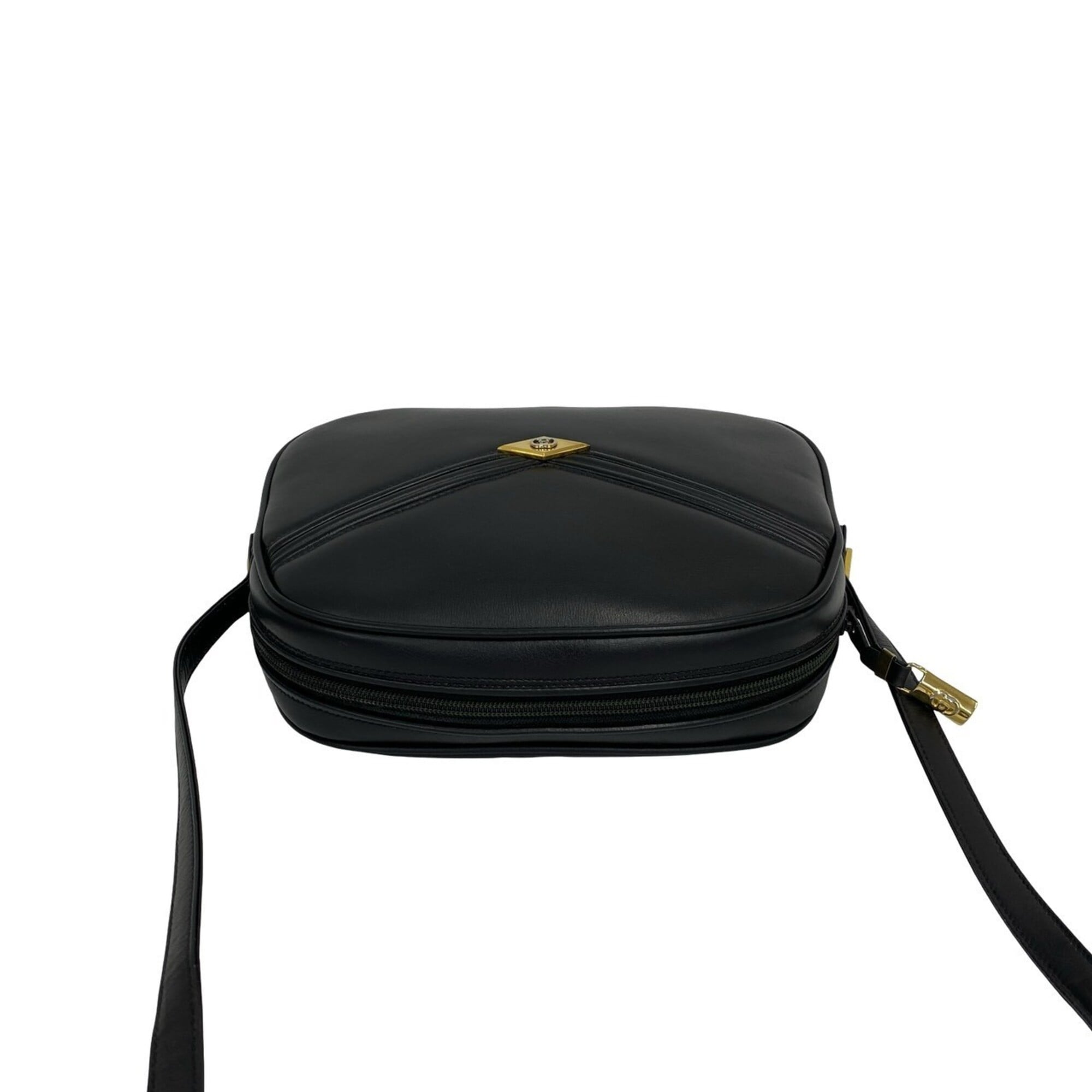 Gucci Black Leather Pochette Shoulder Bag (Pre-Owned)