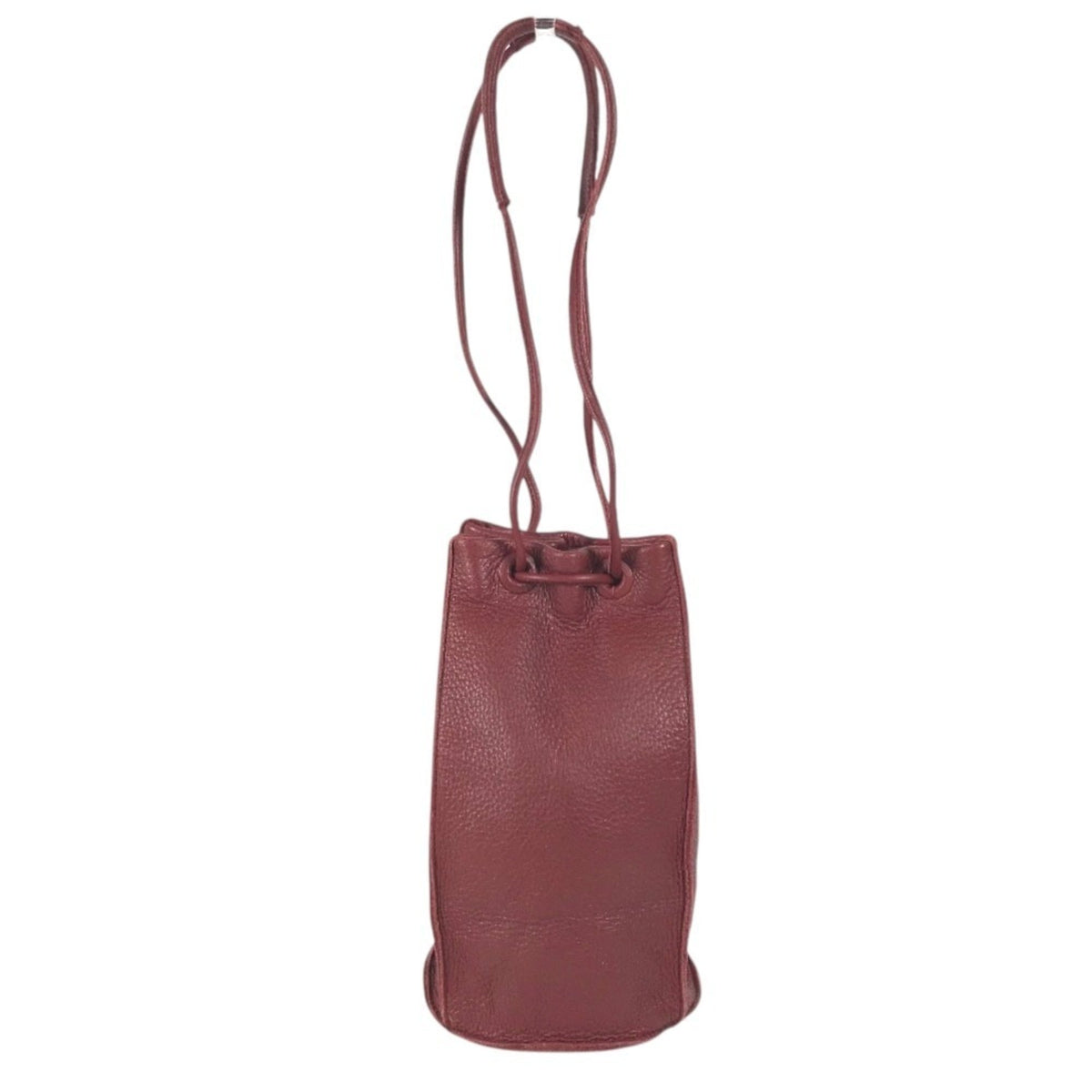 Bottega Veneta Red Color Leather Handbag (Pre-Owned)