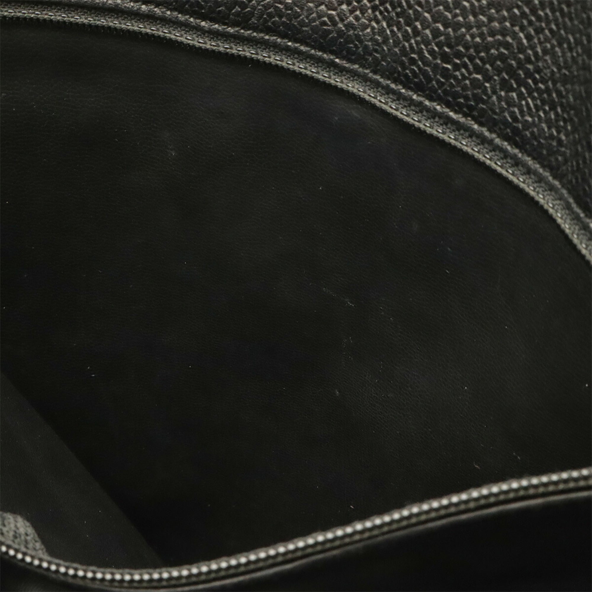 Chanel Black Grained Calfskin Shoulder Bag Tote Bag (Pre-Owned)