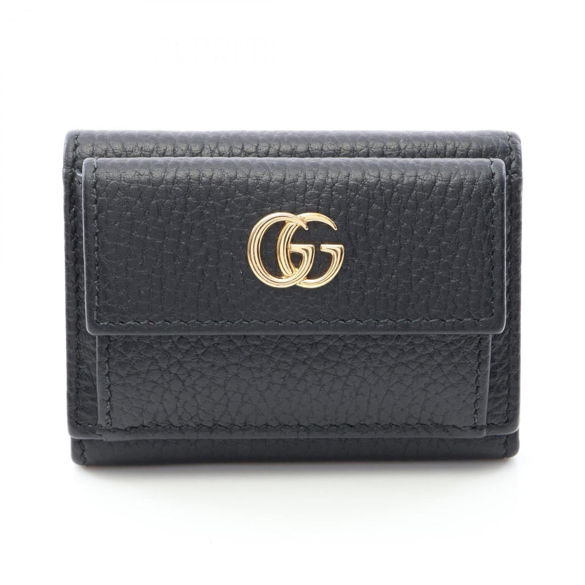 Gucci Black Leather Wallet (Tri-Fold) (Pre-Owned)
