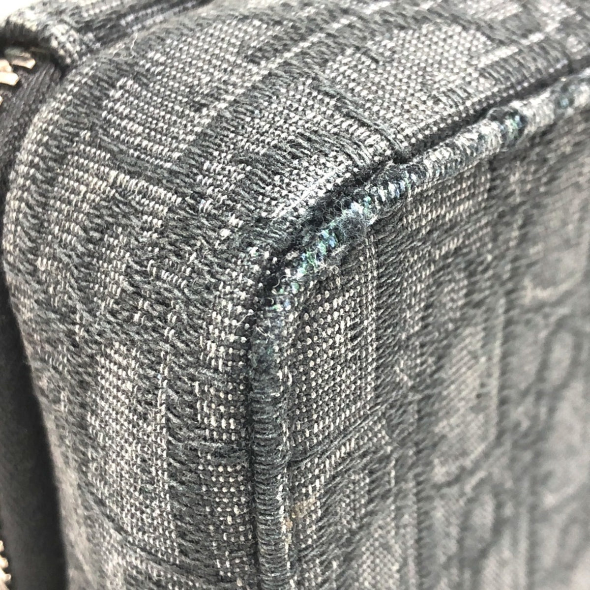 Christian Dior Navy Cloth Shoulder Bag (Pre-Owned)