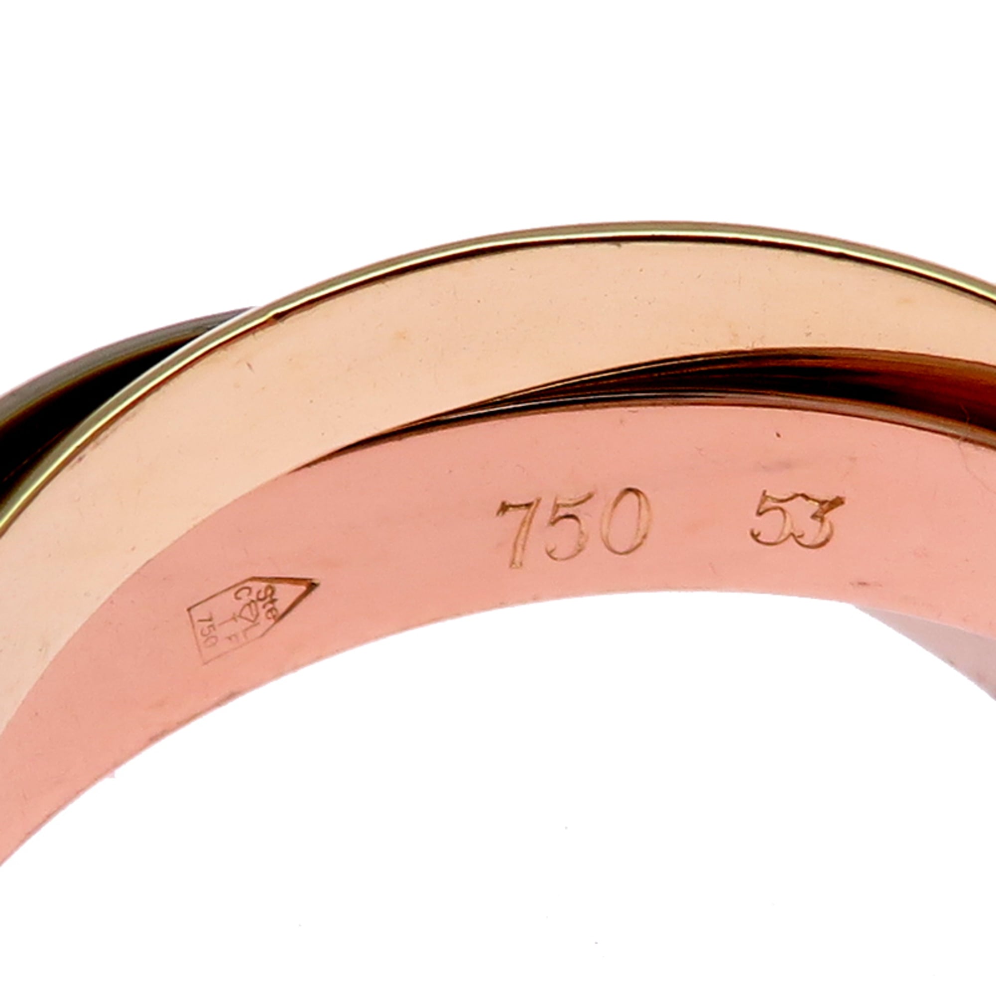 Cartier Yellow Gold (18K) Pink Gold (18K) White Gold (18K) Band Ring (Pre-Owned)