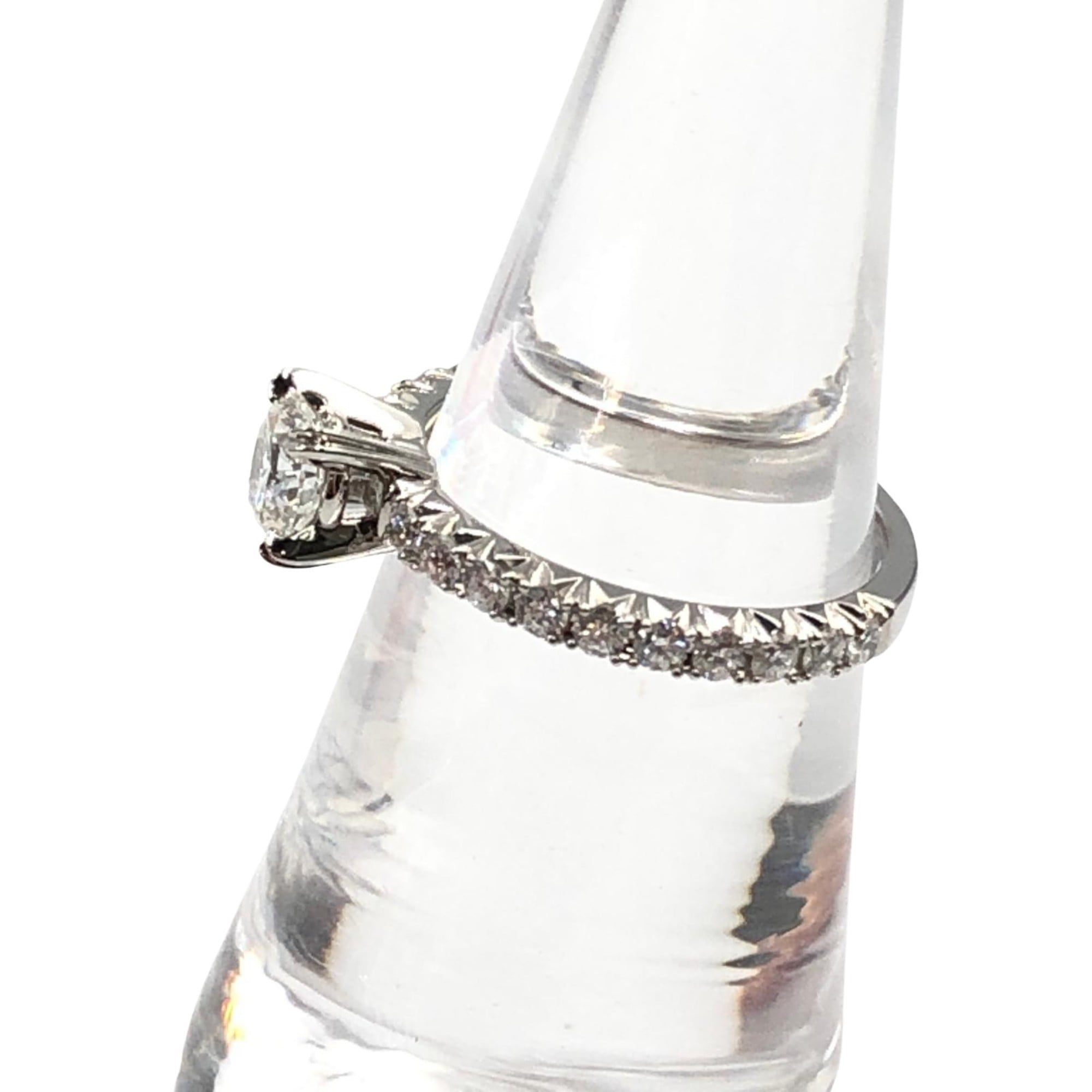 Harry Winston Silver Platinum Band Ring (Pre-Owned)