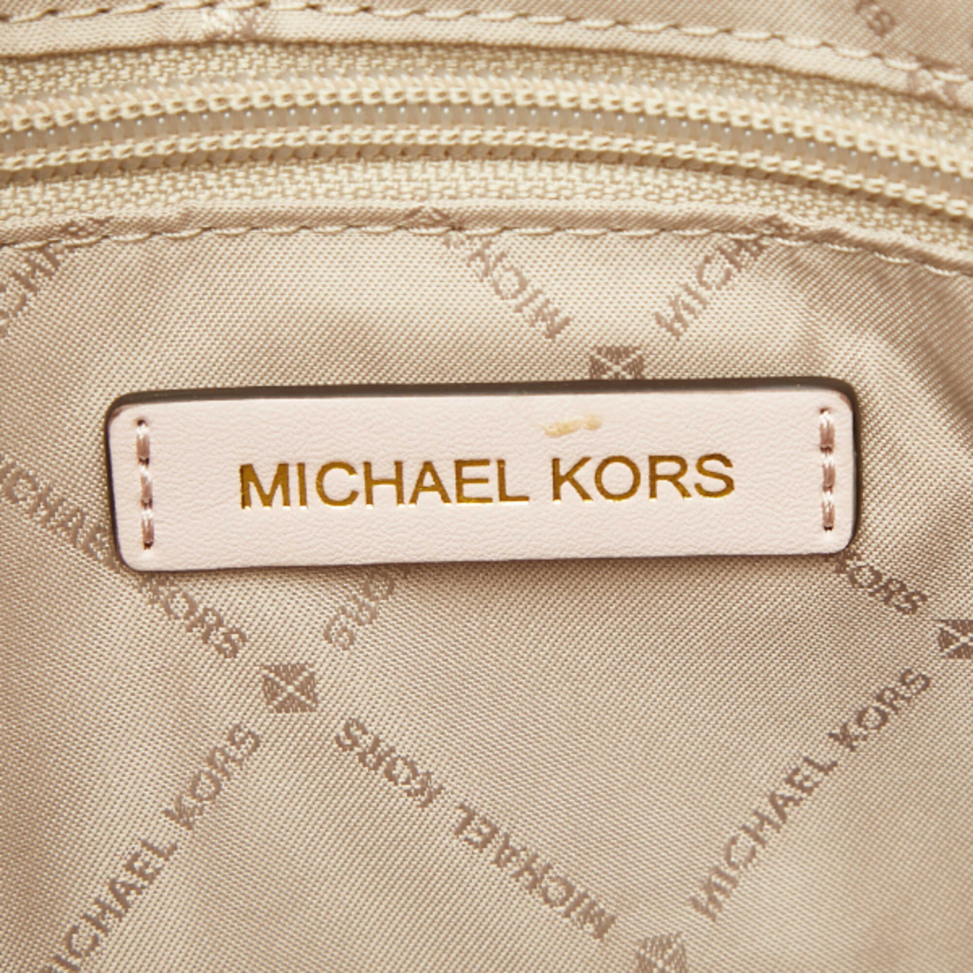 Michael Kors Pink Leather Handbag Shoulder Bag (Pre-Owned)