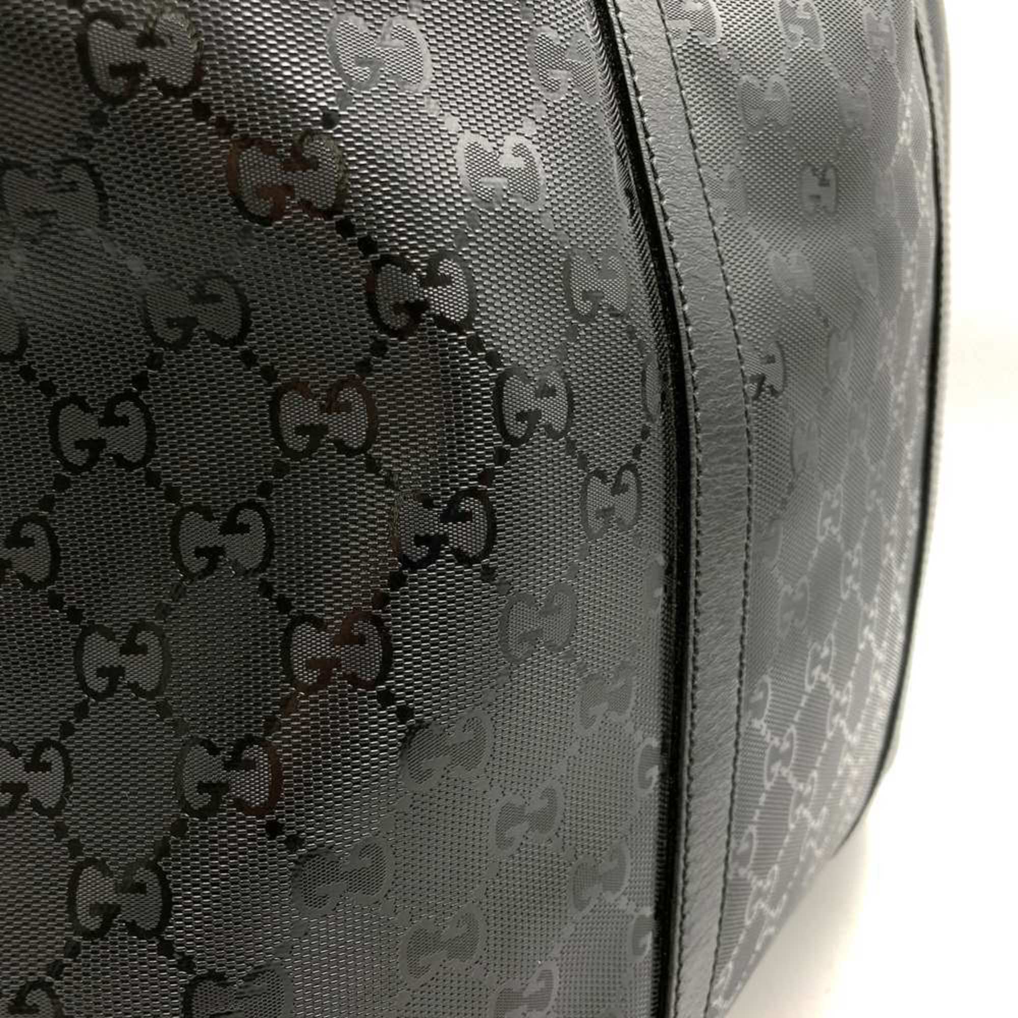 Gucci Gg Imprimé Black Gg Imprimé Tote Bag (Pre-Owned)