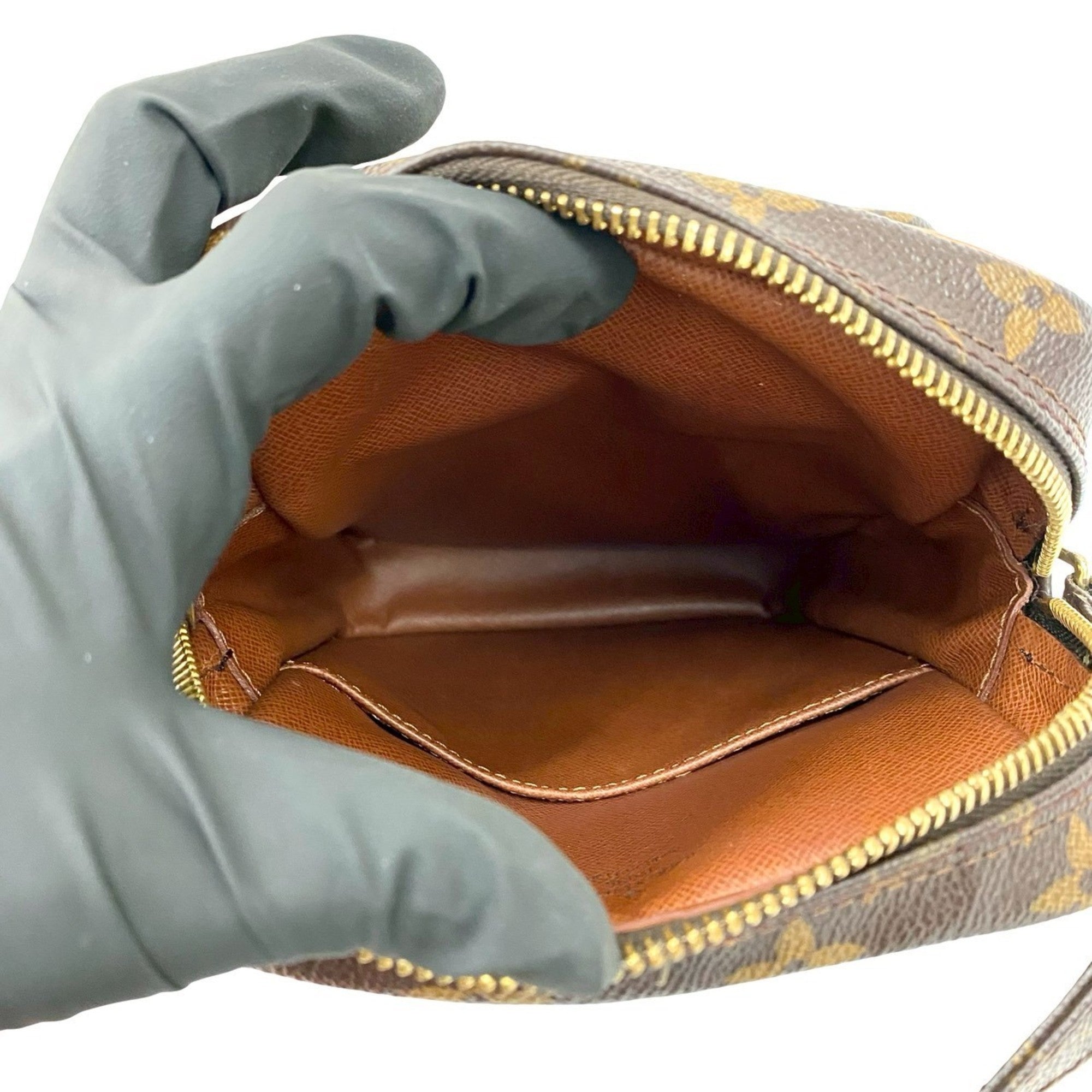 Louis Vuitton Brown Leather Pvc Pochette Shoulder Bag (Pre-Owned)