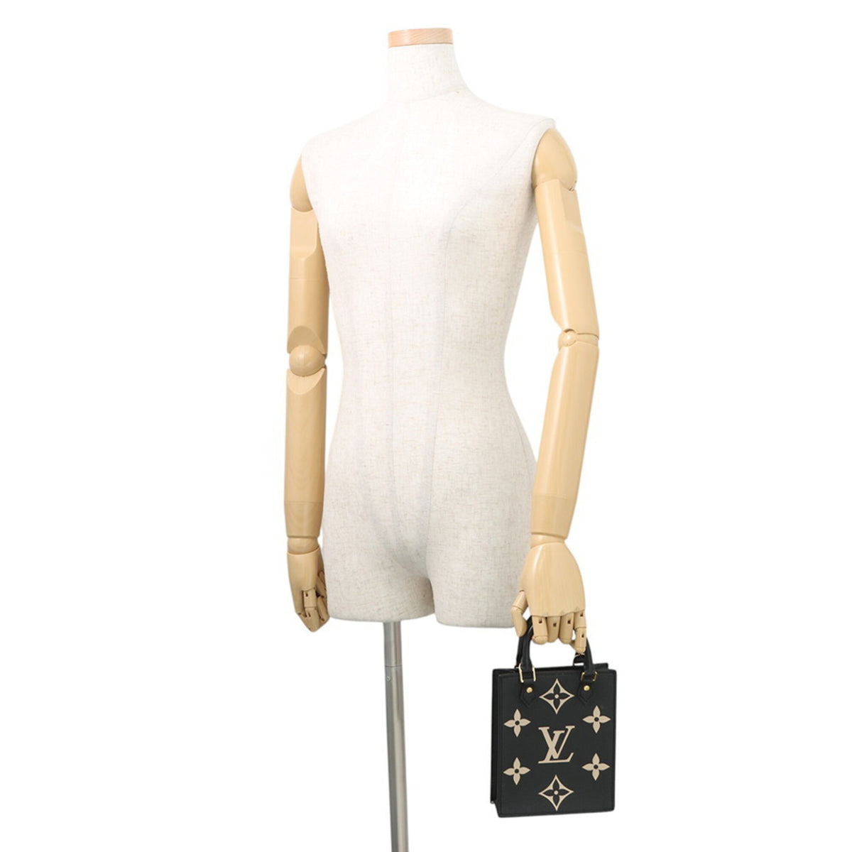 Louis Vuitton Bicolor Black Monogram Noir Monogram Empreinte Handbag (Pre-Owned)
