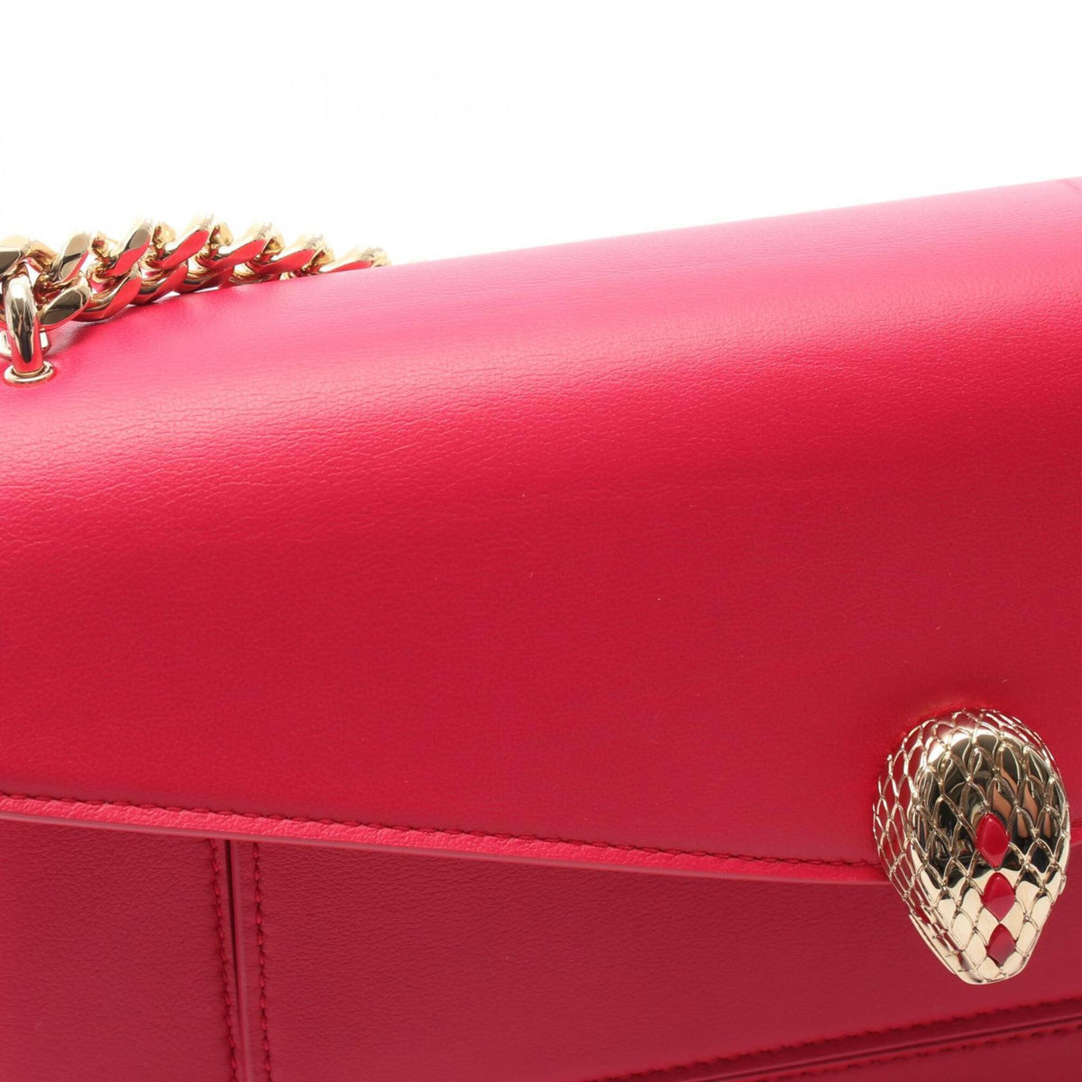 Bvlgari Pink Leather Handbag (Pre-Owned)