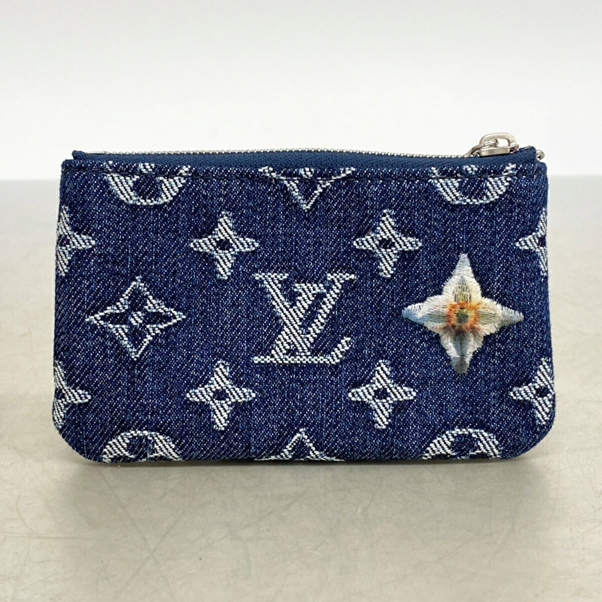 Louis Vuitton Blue Coin Purse/Coin Case (Pre-Owned)