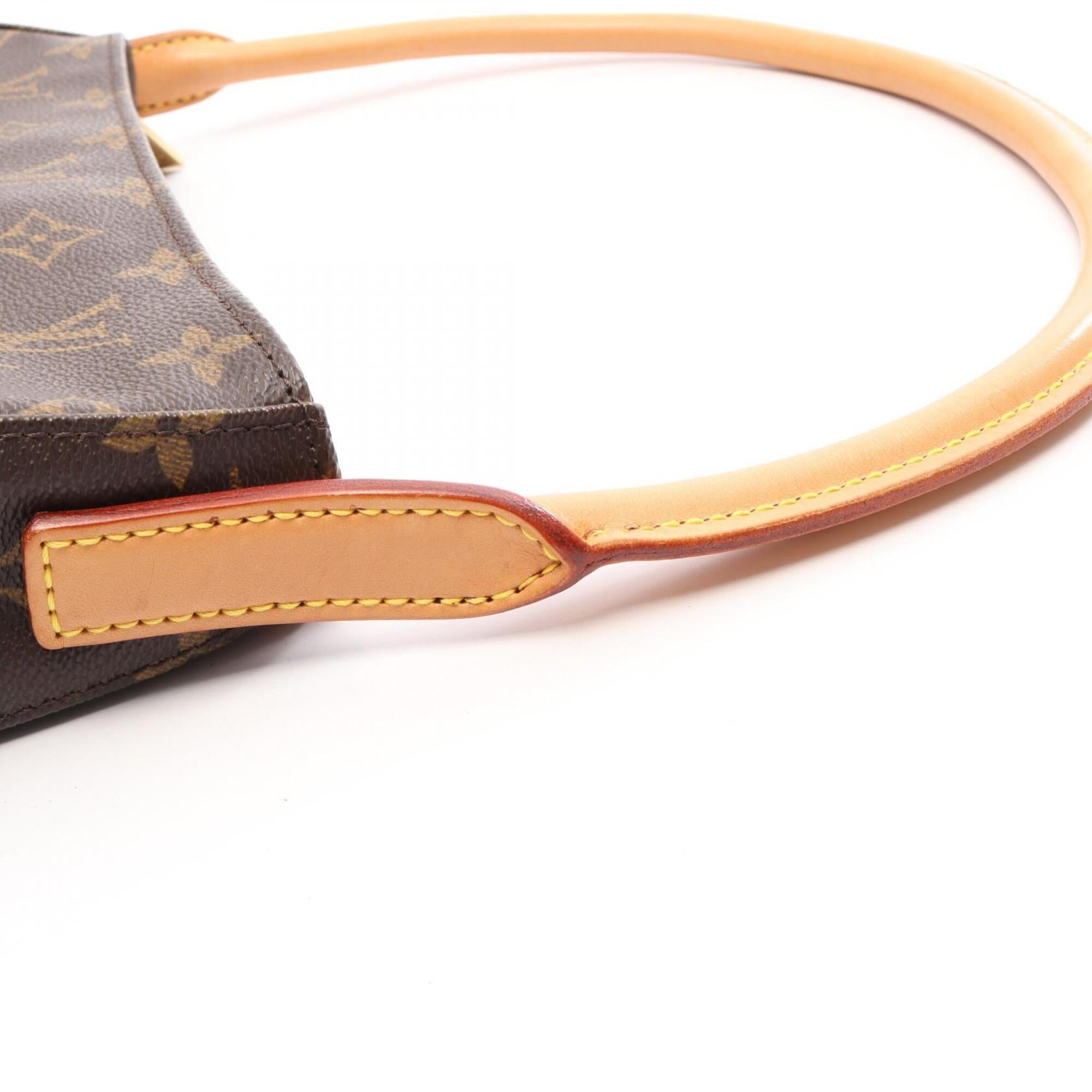 Louis Vuitton Brown Pvc Leather Handbag Shoulder Bag (Pre-Owned)