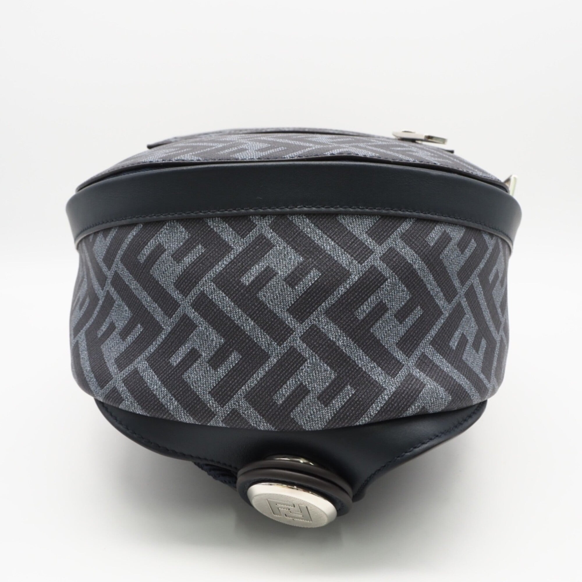 Fendi Blue Coated Canvas Backpack (Pre-Owned)