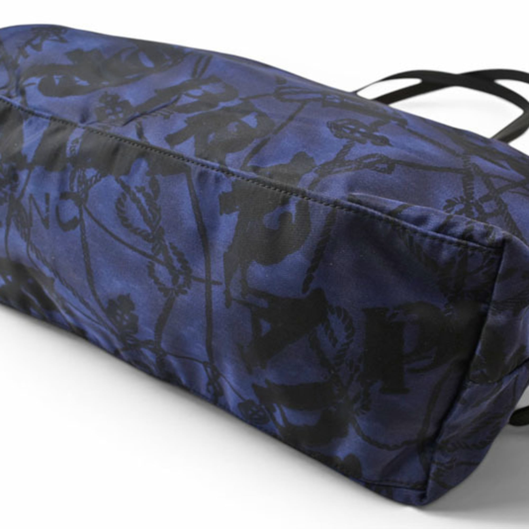 Prada Blue Nylon Tote Bag (Pre-Owned)