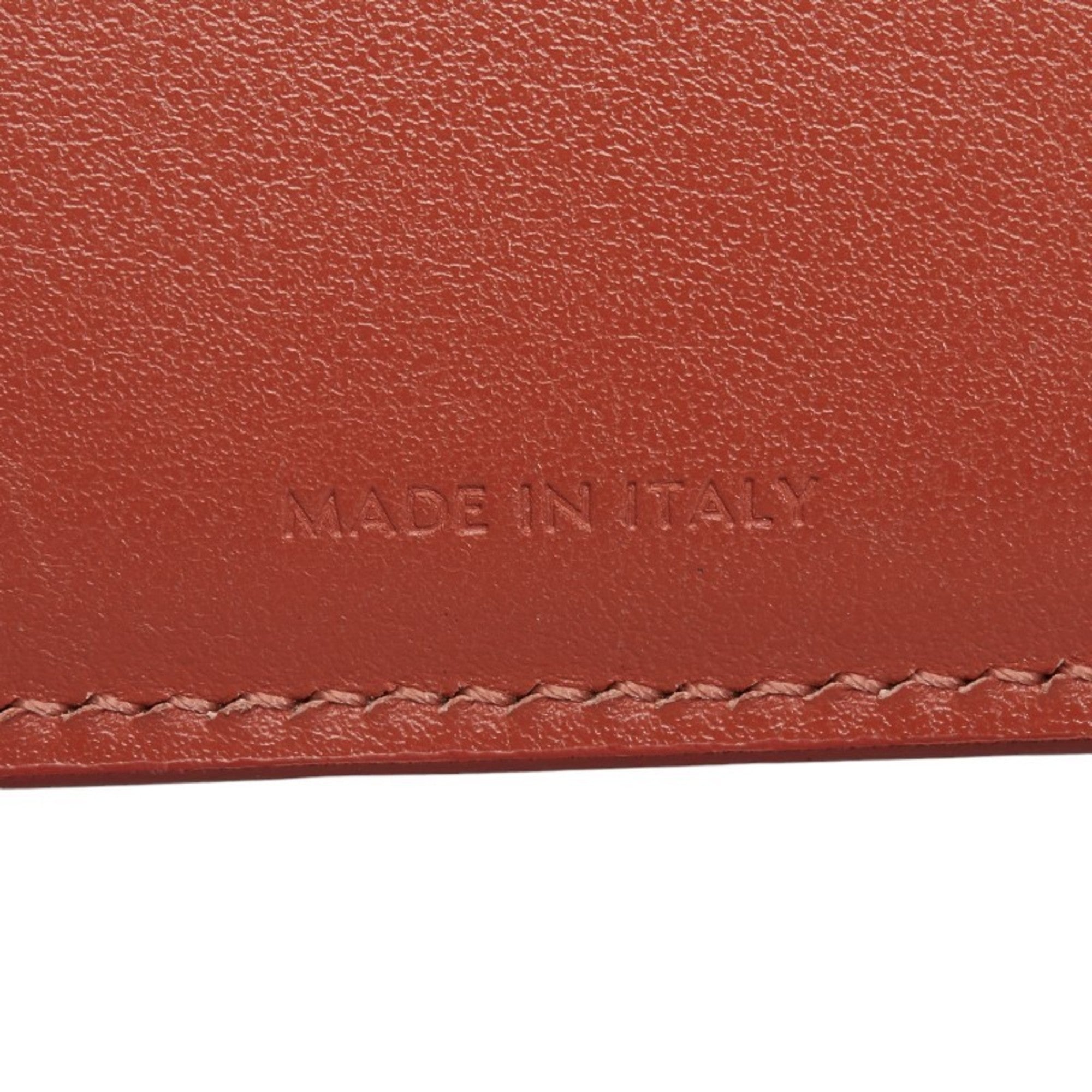 Celine Gray Pink Leather Long Wallet (Bi-Fold) (Pre-Owned)