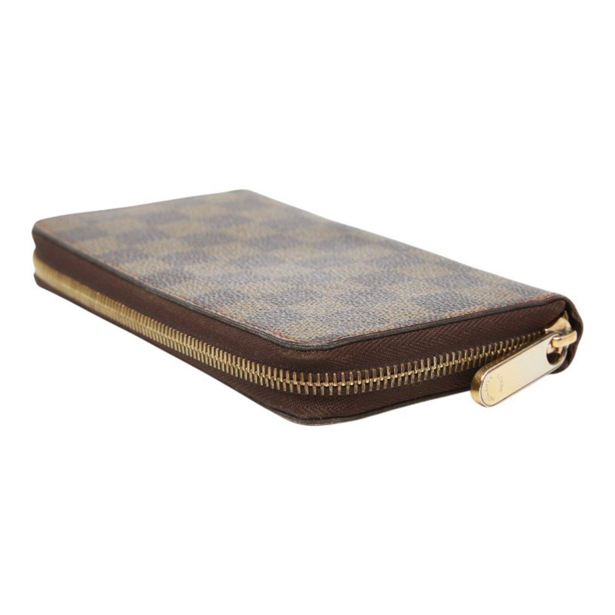 Louis Vuitton Brown Pvc Leather Long Wallet (Bi-Fold) (Pre-Owned)