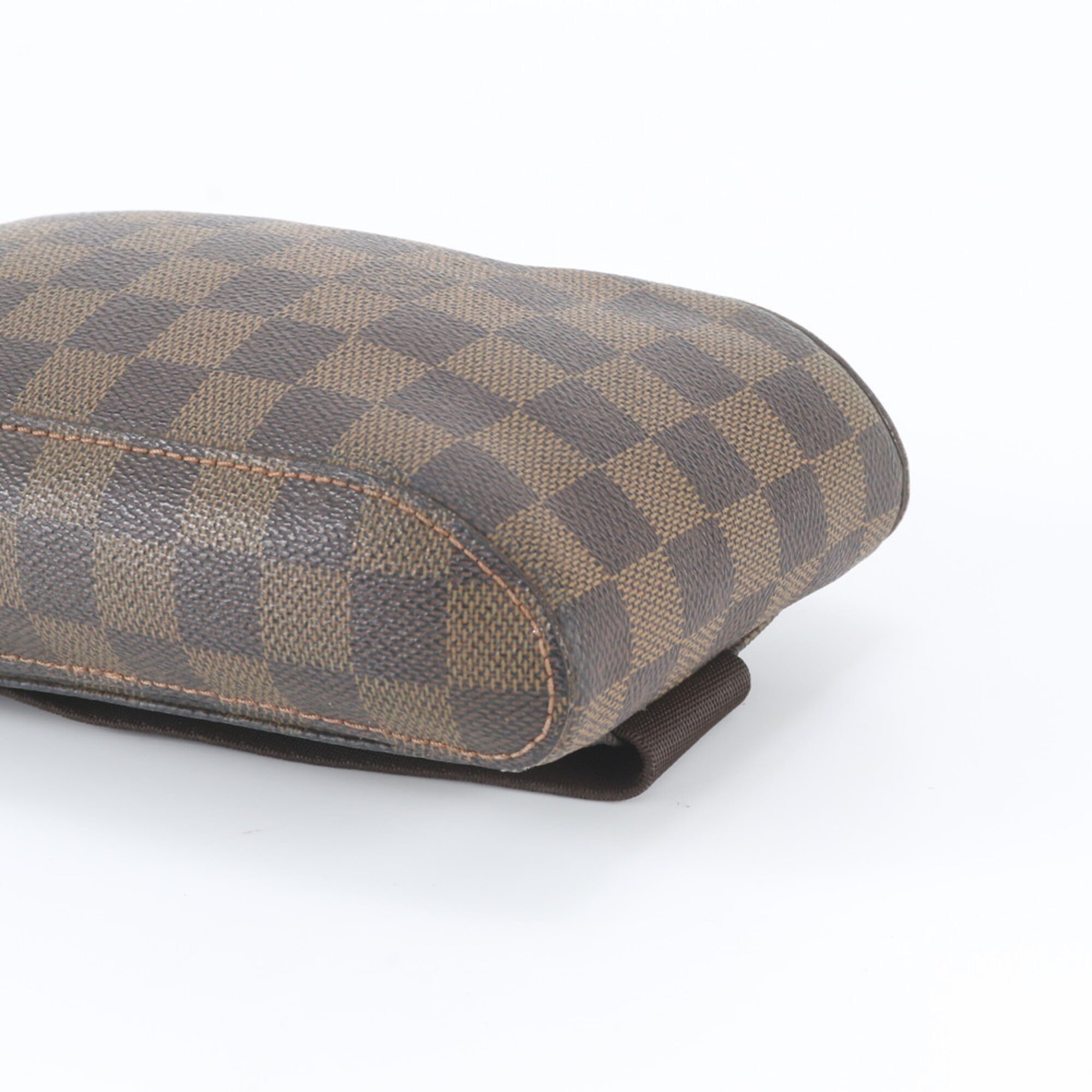 Louis Vuitton Ebene Coated Canvas Pouch Shoulder Bag Sling Bag (Pre-Owned)