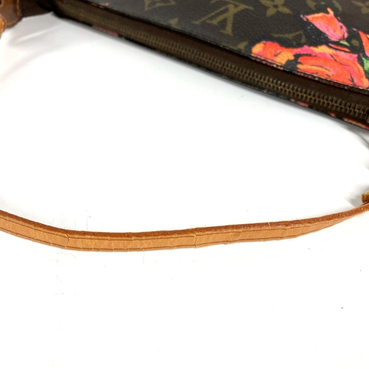 Louis Vuitton Brown Monogram Pink Monogram Rose Handbag Pouch Shoulder Bag (Pre-Owned)