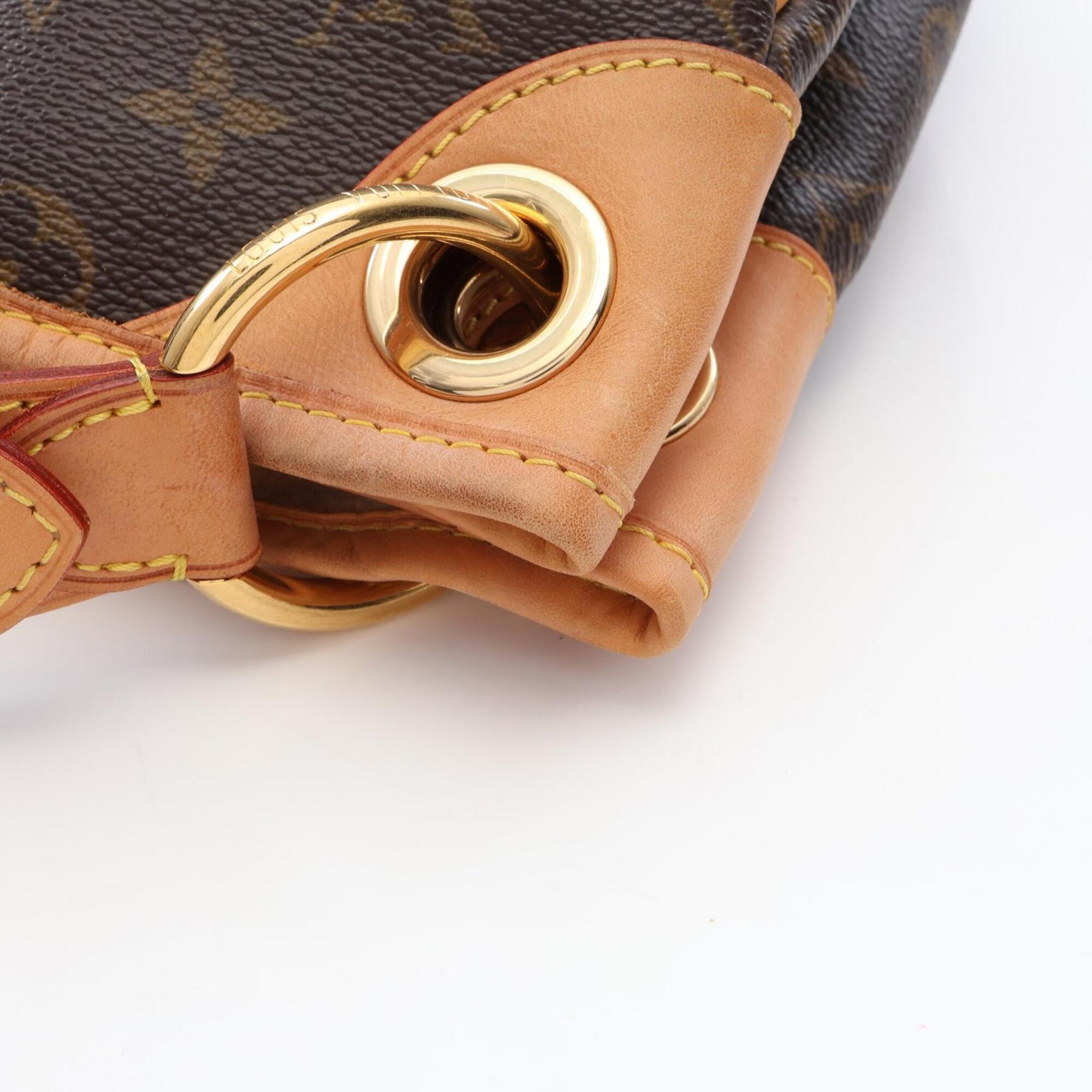 Louis Vuitton Brown Monogram Coated Canvas Leather Handbag Shoulder Bag (Pre-Owned)