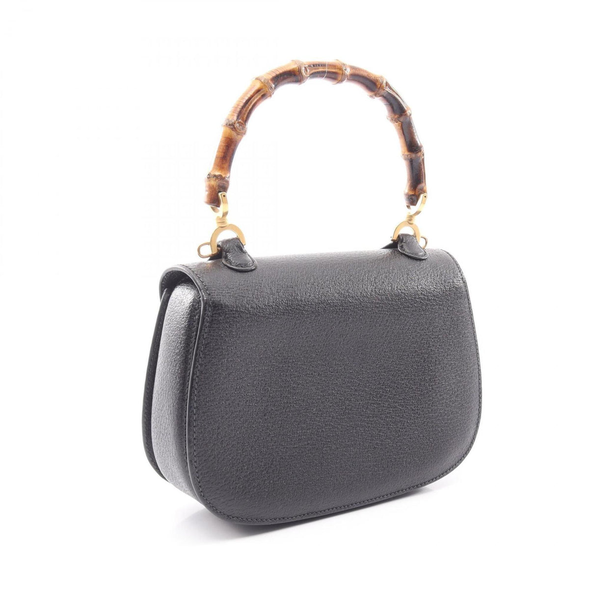 Gucci Black Leather Handbag (Pre-Owned)