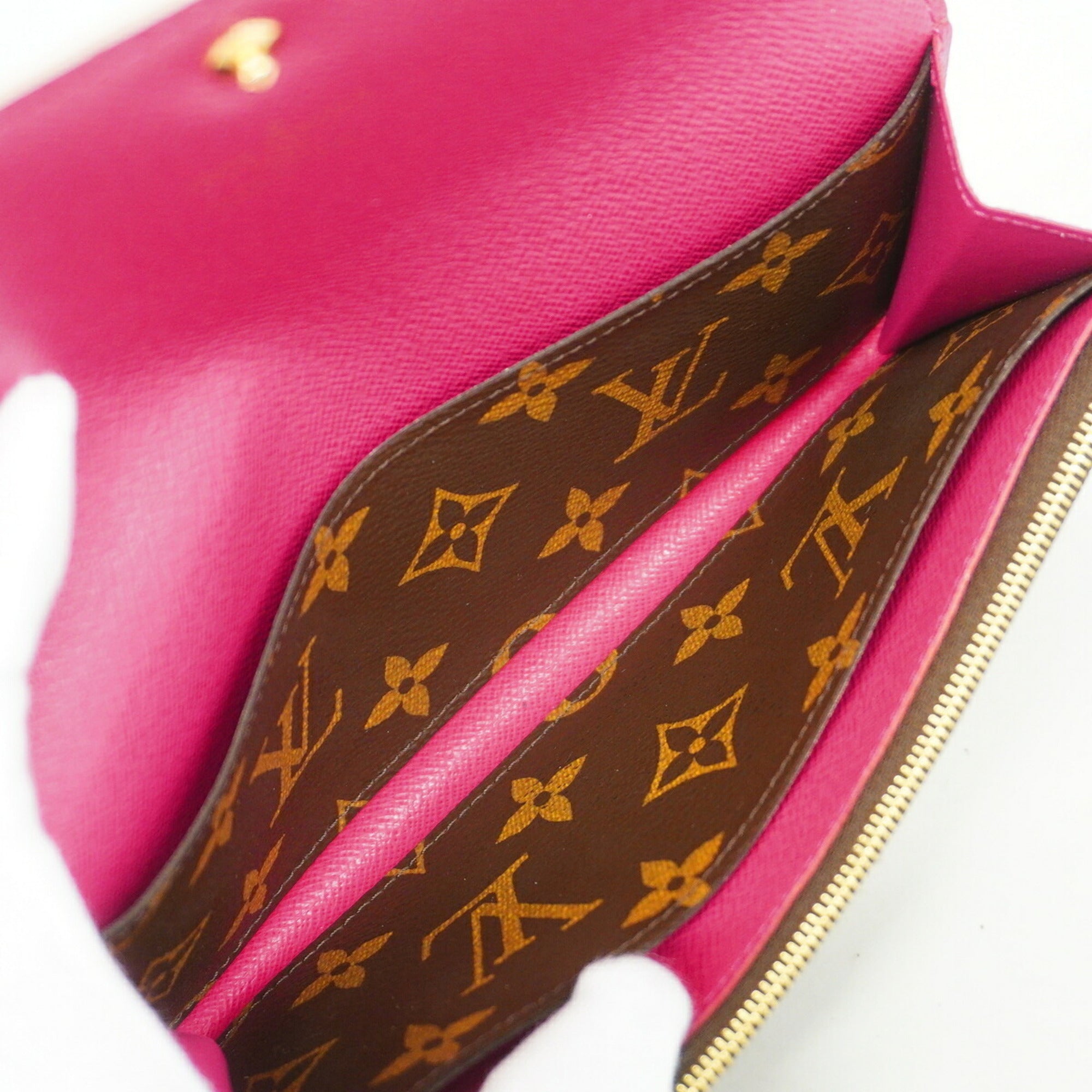Louis Vuitton Hot Pink Long Wallet (Bi-Fold) (Pre-Owned)