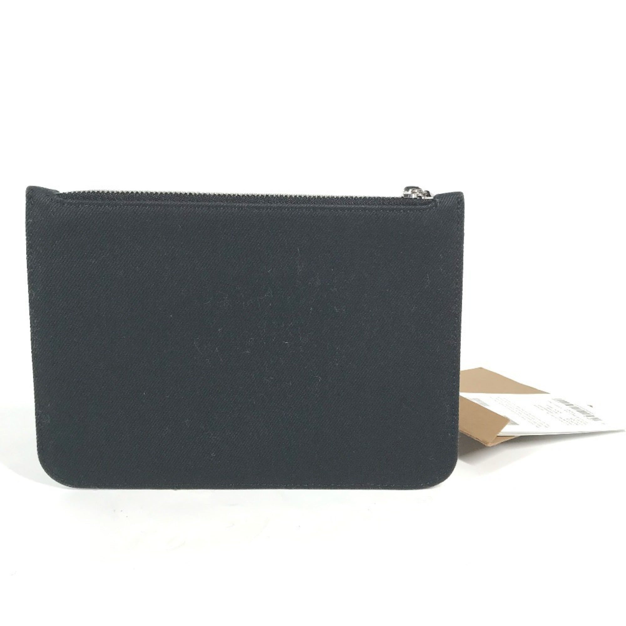 Burberry Black White Canvas Coin Purse/Coin Case (Pre-Owned)