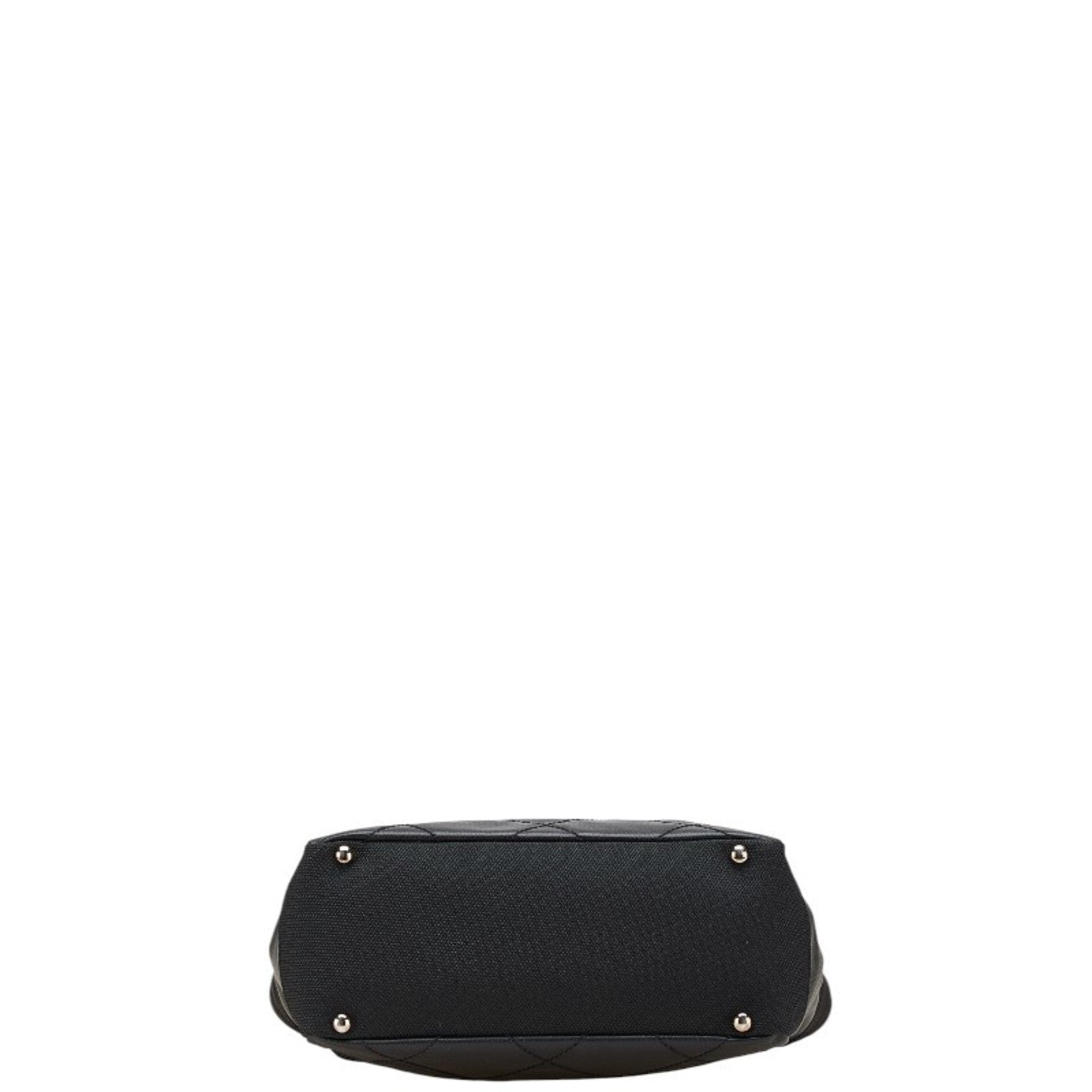 Chanel Paris Biarritz Black Pvc Tote Bag (Pre-Owned)