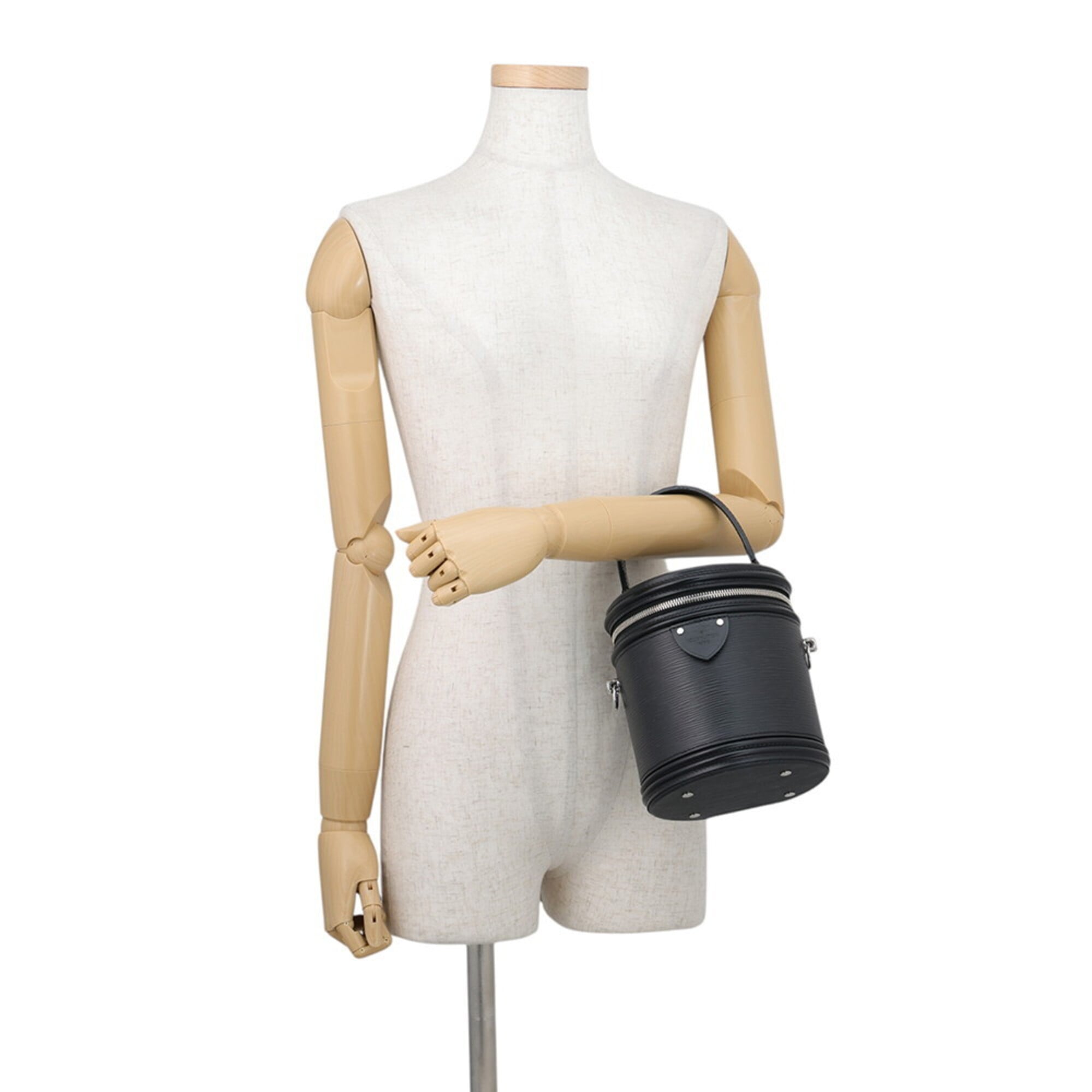 Louis Vuitton Epi Black Noir Epi Leather Handbag Shoulder Bag (Pre-Owned)