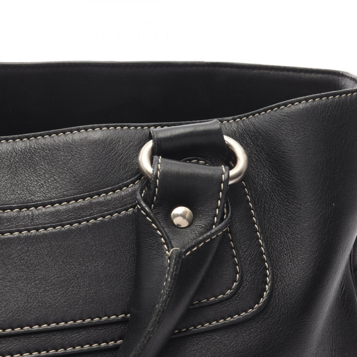 Celine Black Leather Handbag (Pre-Owned)