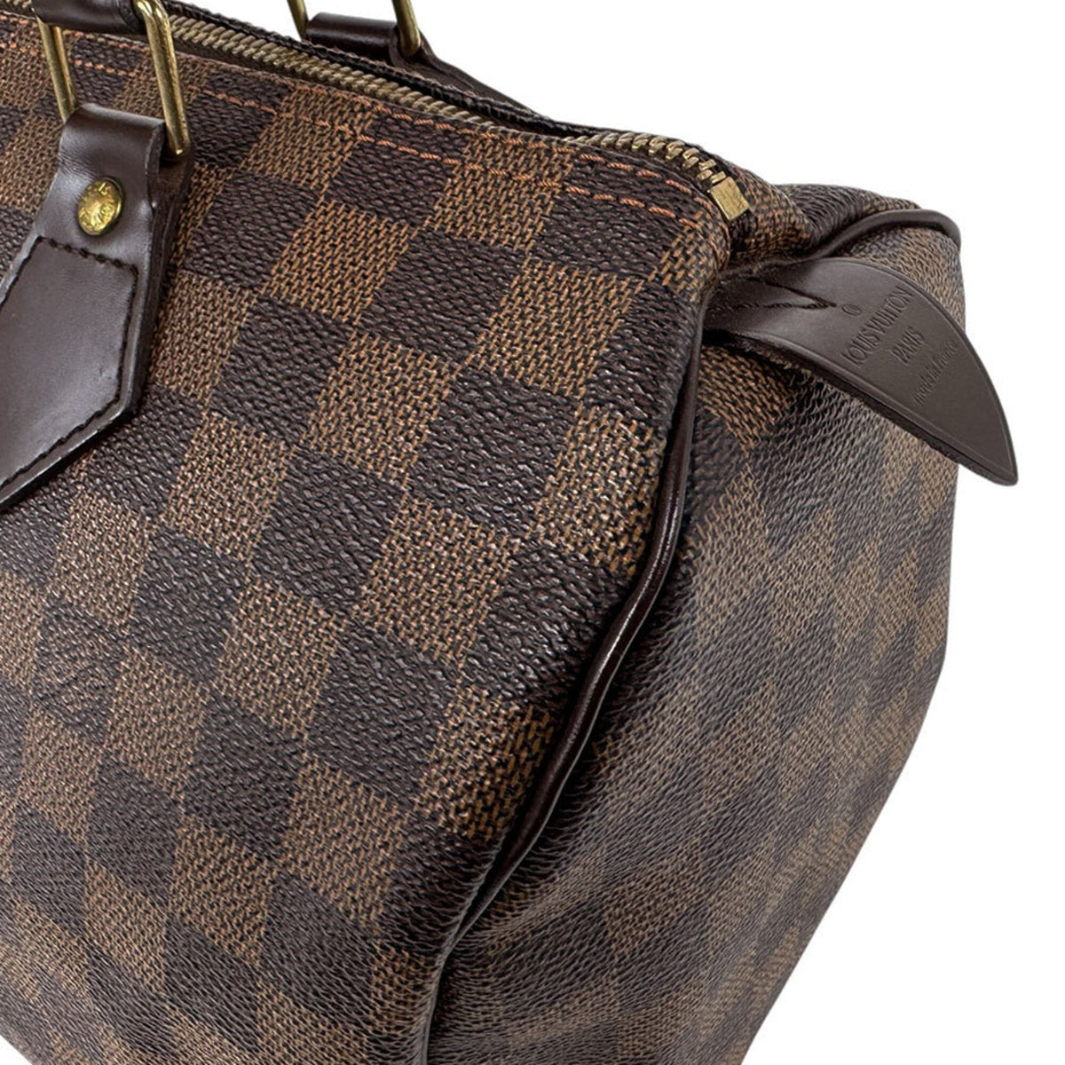 Louis Vuitton Damier Canvas Ebene Damier Canvas Handbag (Pre-Owned)
