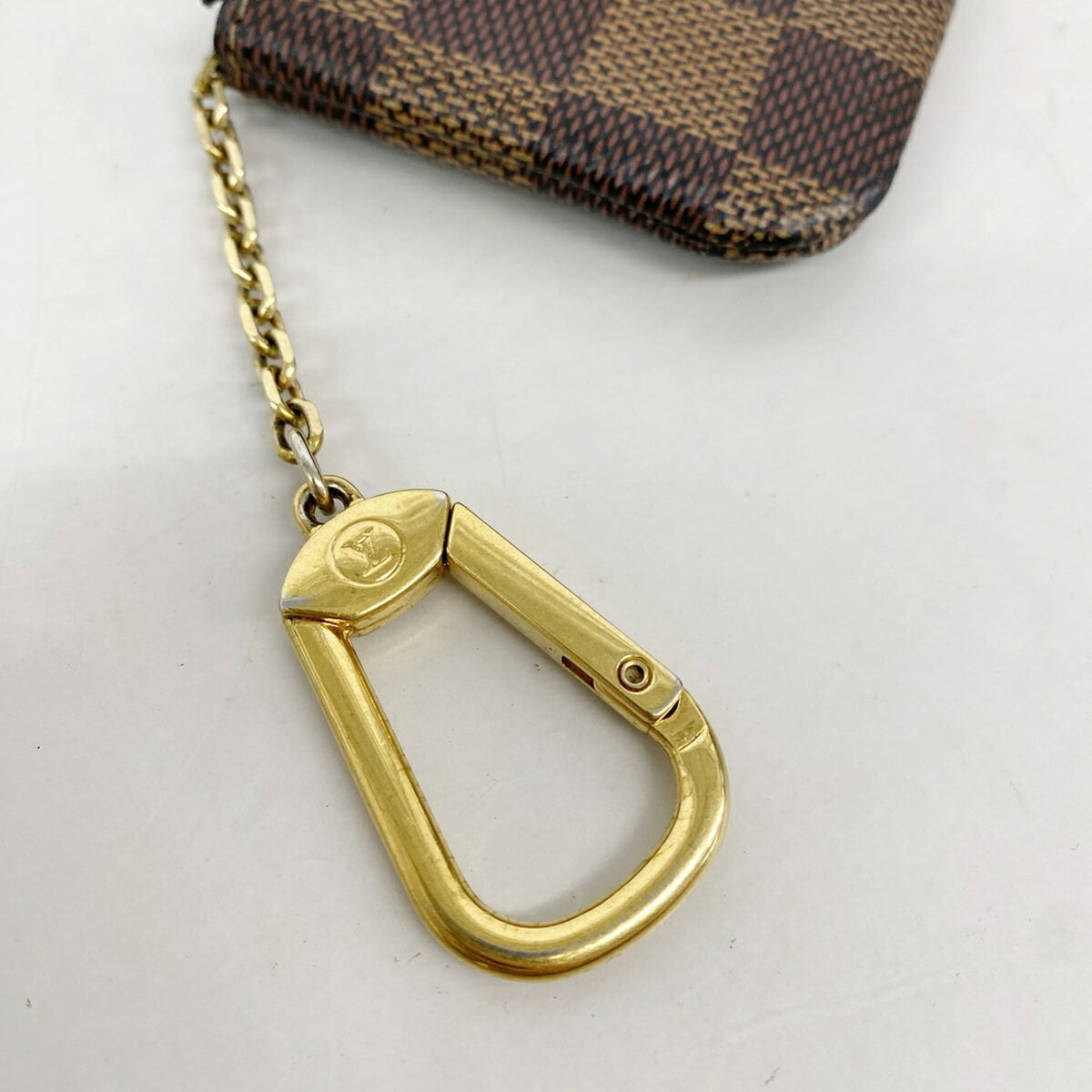 Louis Vuitton Ebene Coin Purse/Coin Case (Pre-Owned)