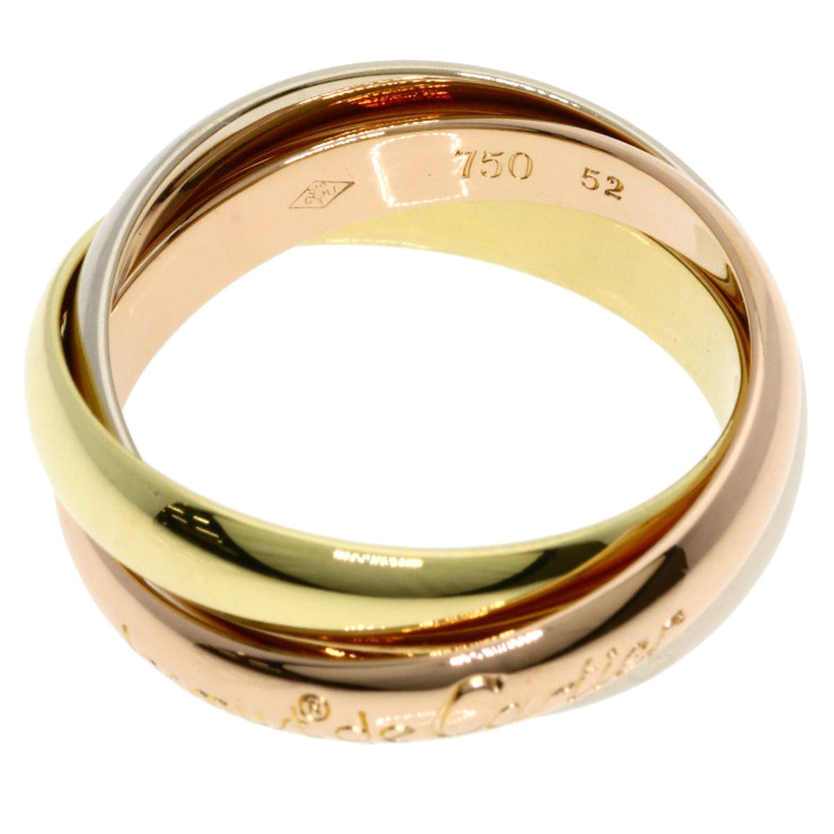 Cartier Yellow Gold (18K) Pink Gold (18K) White Gold (18K) Band Ring (Pre-Owned)
