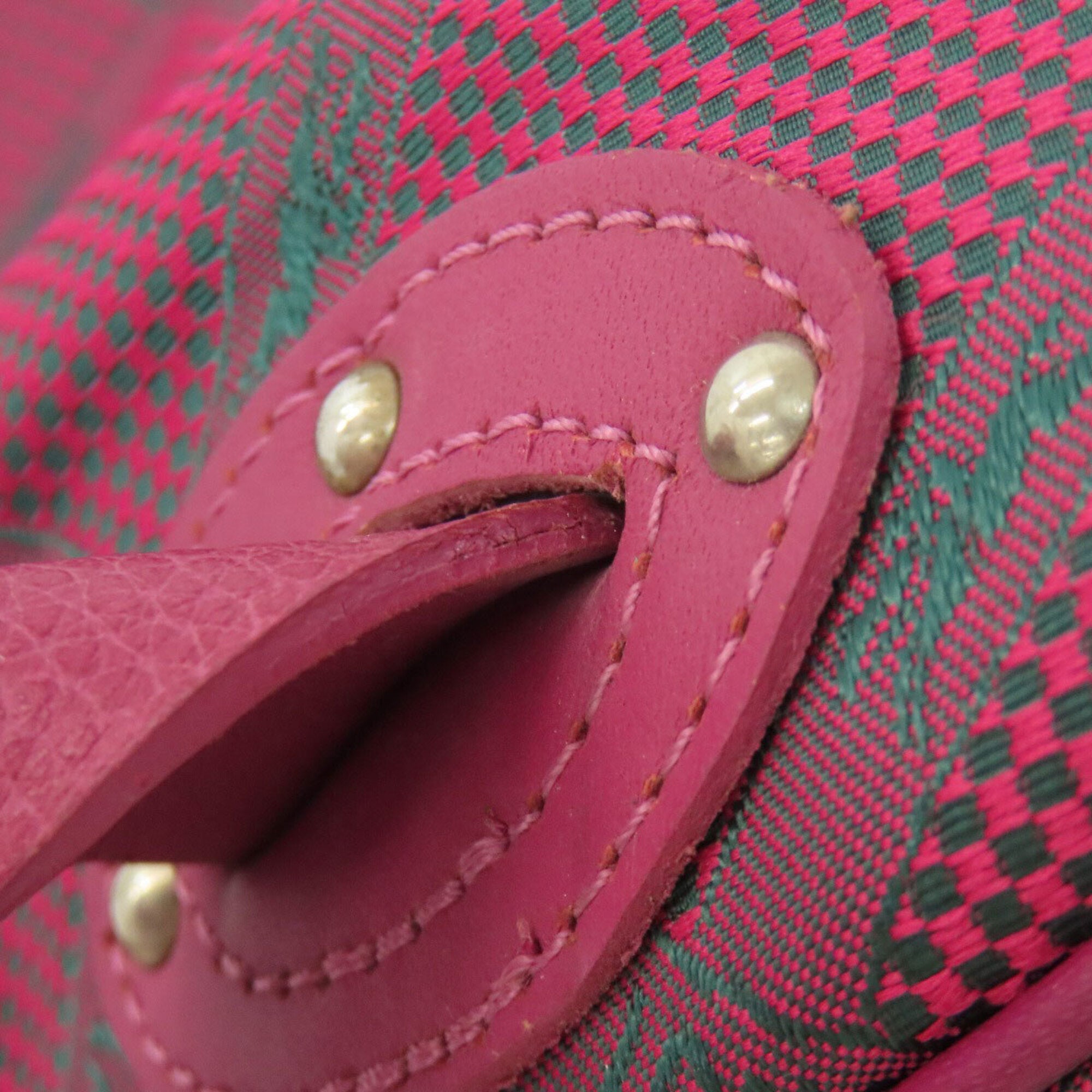 Longchamp Pink Nylon Handbag (Pre-Owned)