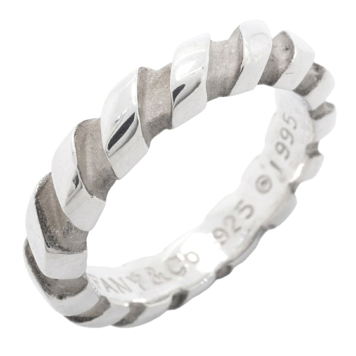 Tiffany Silver 925 Band Ring (Pre-Owned)