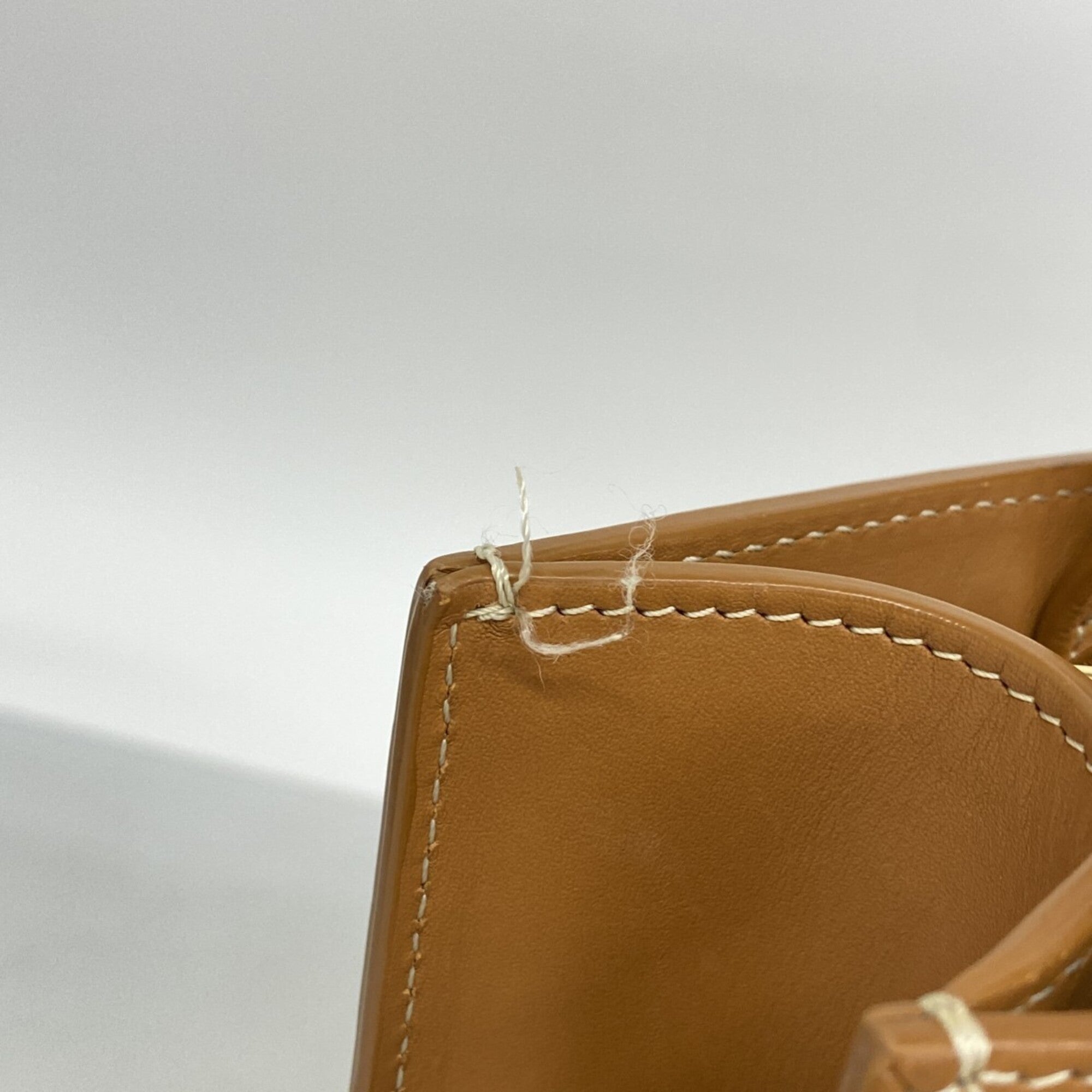 Celine Beige Brown Canvas Handbag (Pre-Owned)