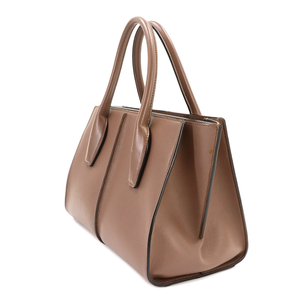 Tod's Brown Leather Handbag (Pre-Owned)